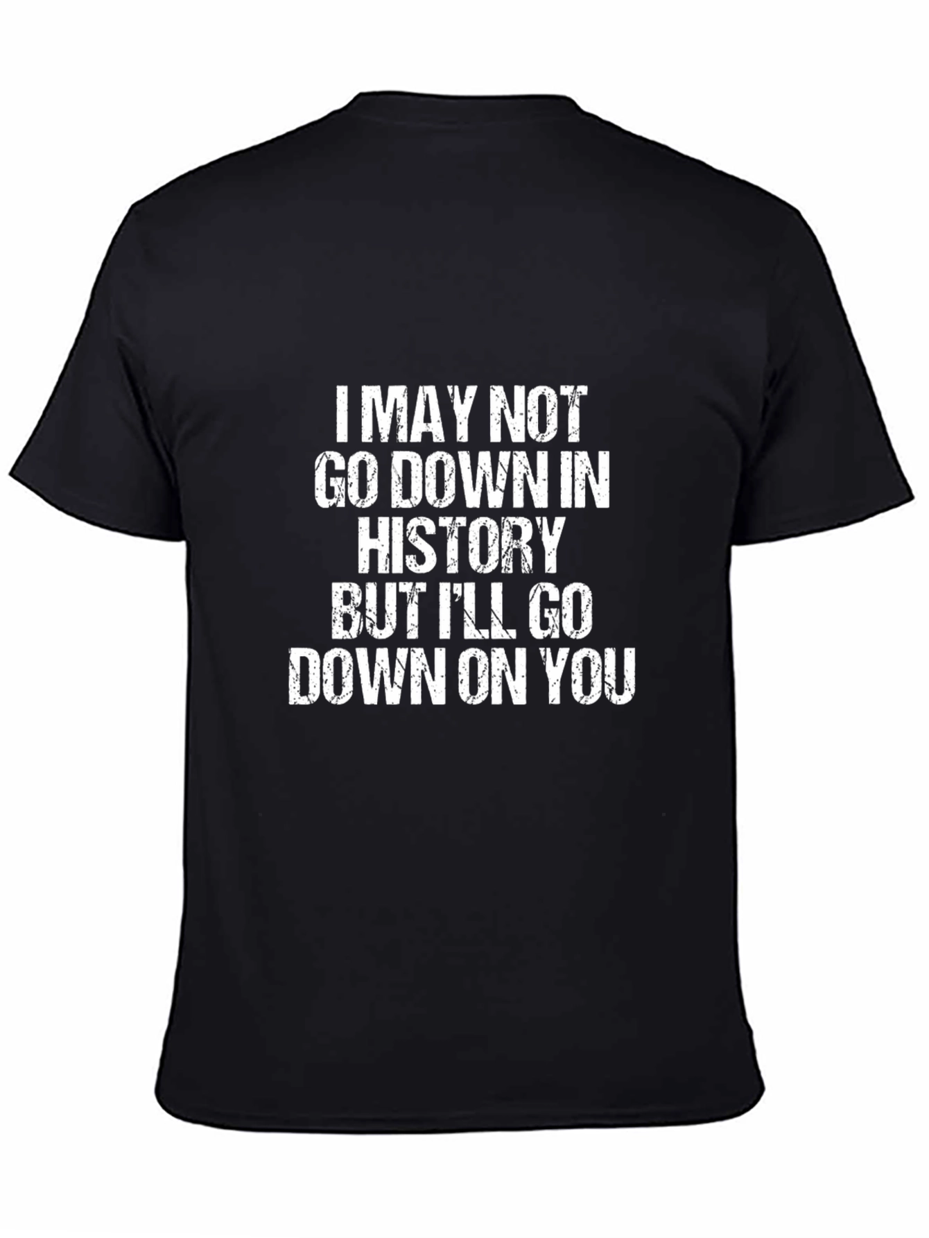 Camiseta Negra con Texto Divertido