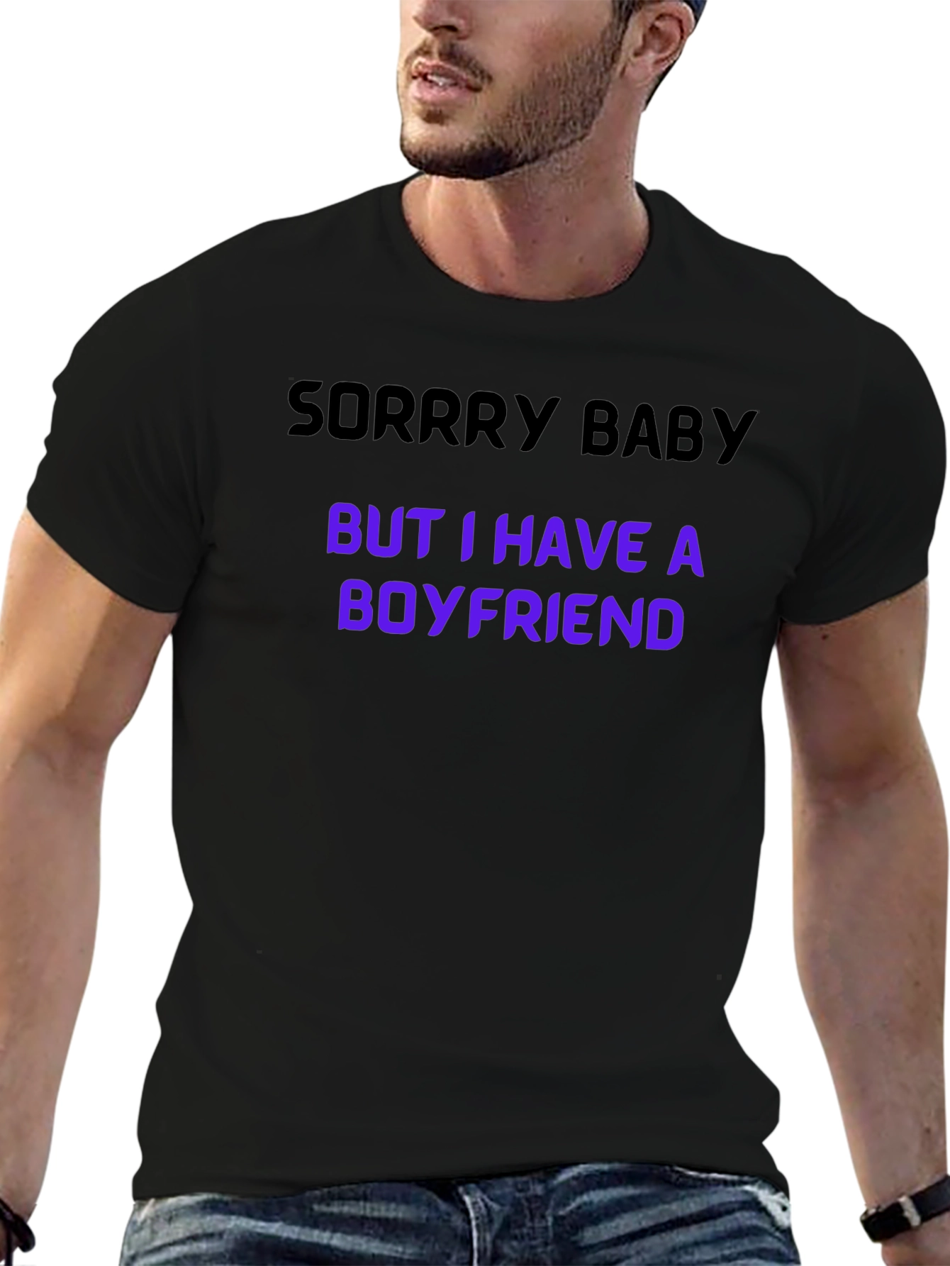 Camiseta Hombre: Lo Siento Tengo Novio