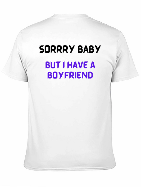 Camiseta Hombre: Lo Siento Tengo Novio