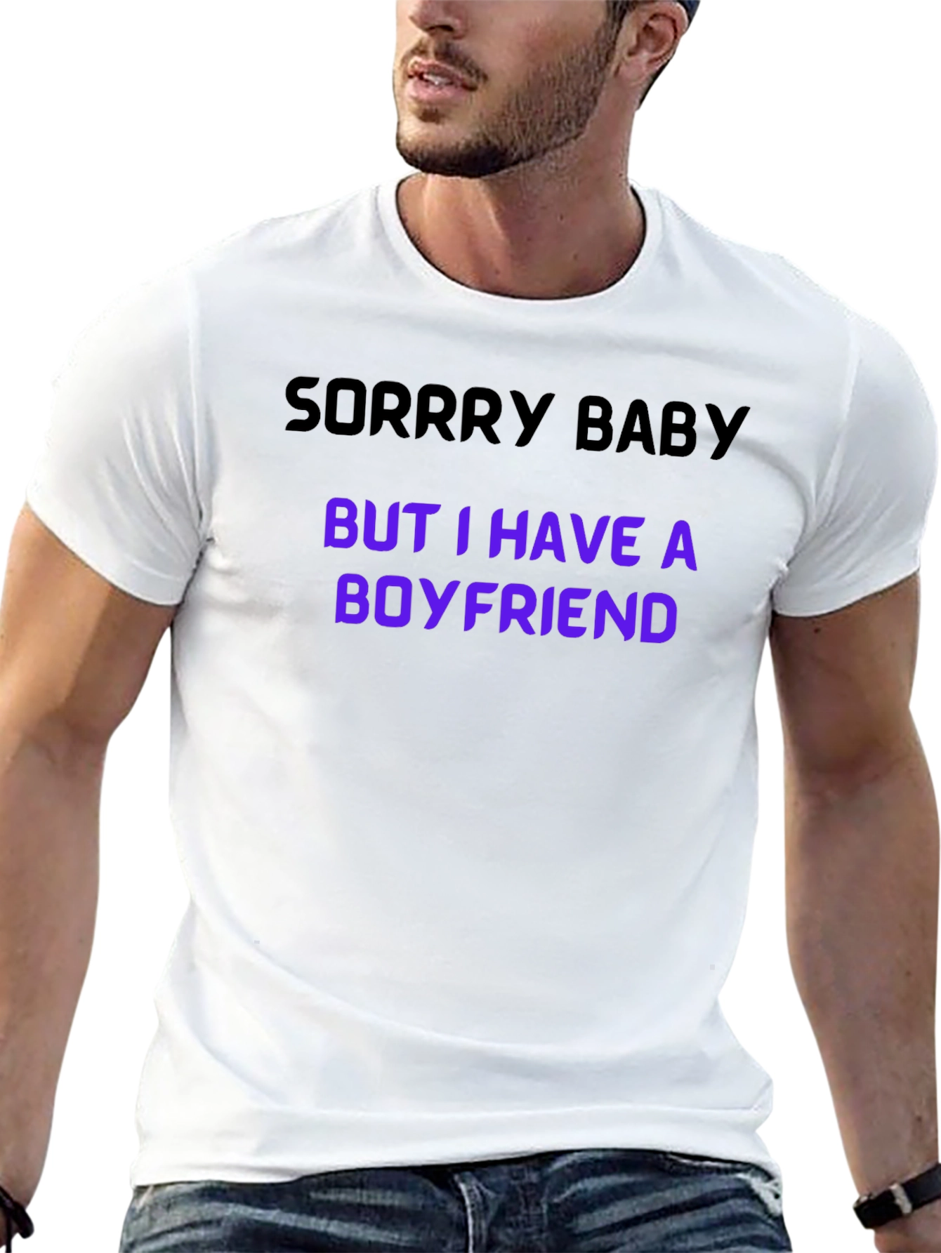 Camiseta Hombre: Lo Siento Tengo Novio