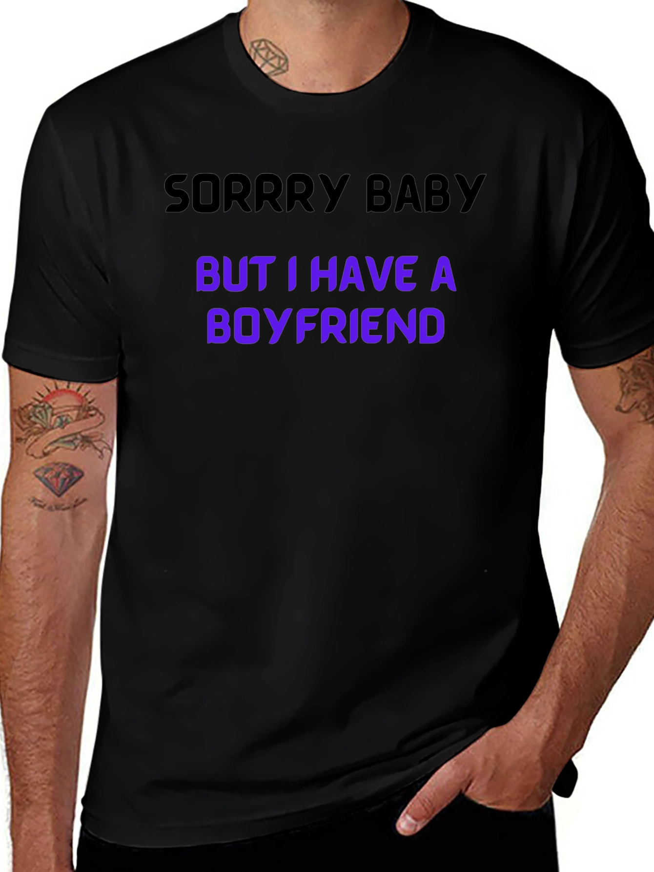Camiseta Hombre: Lo Siento Tengo Novio