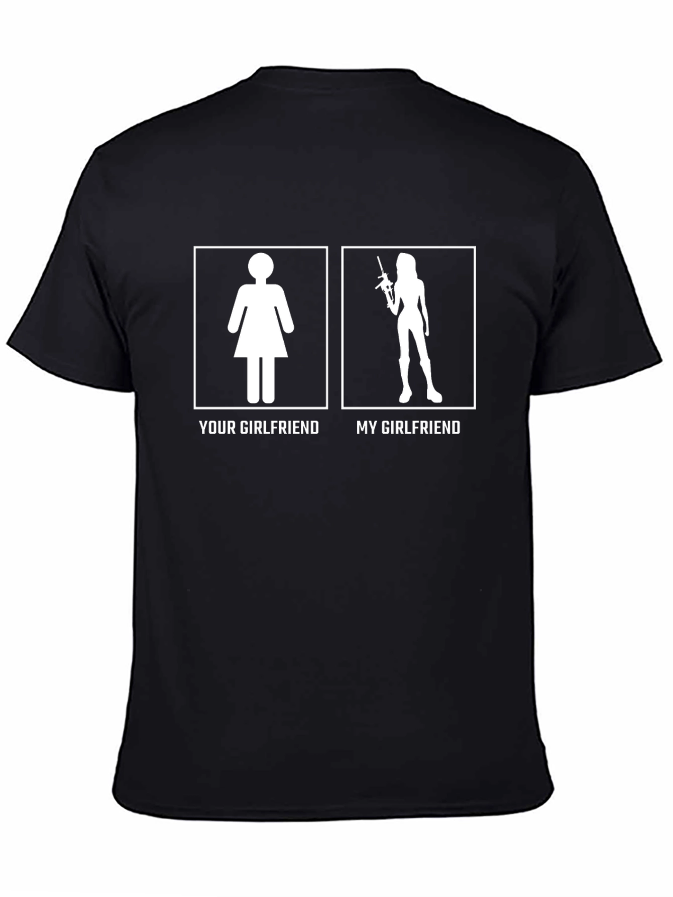 Camiseta Divertida: Mi Novia vs Tu Novia