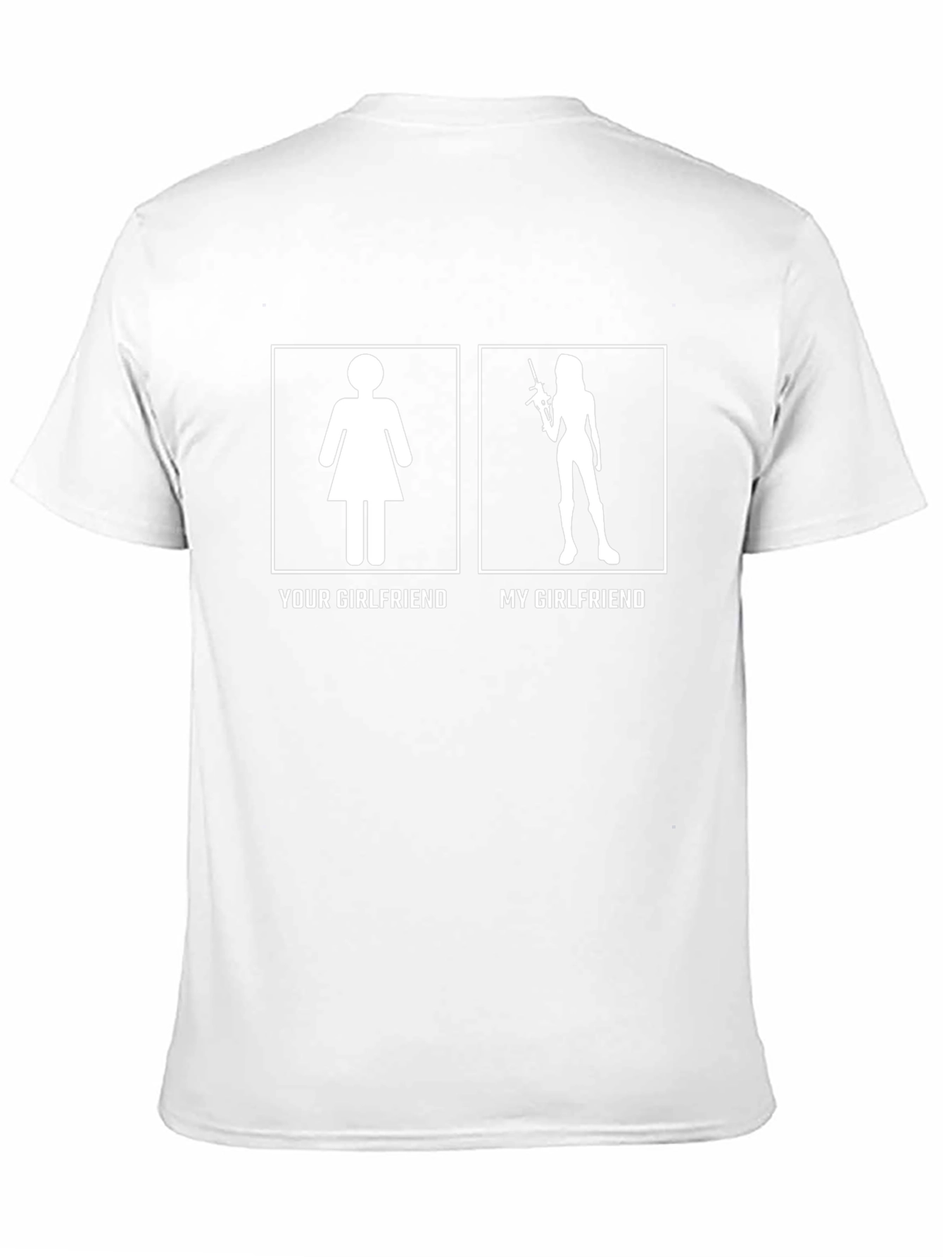 Camiseta Divertida: Mi Novia vs Tu Novia