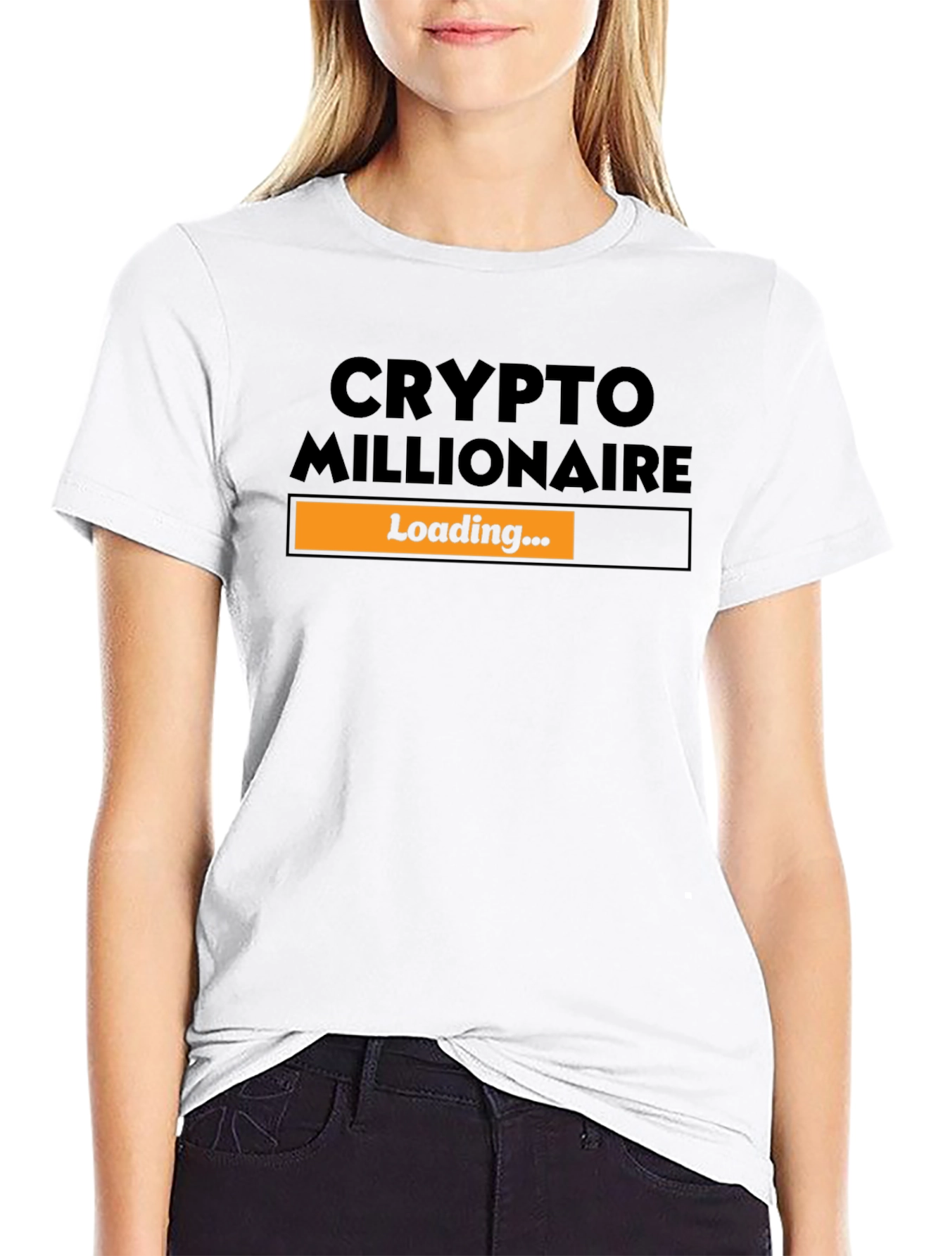 Camiseta Hombre Crypto Millionaire - Loading
