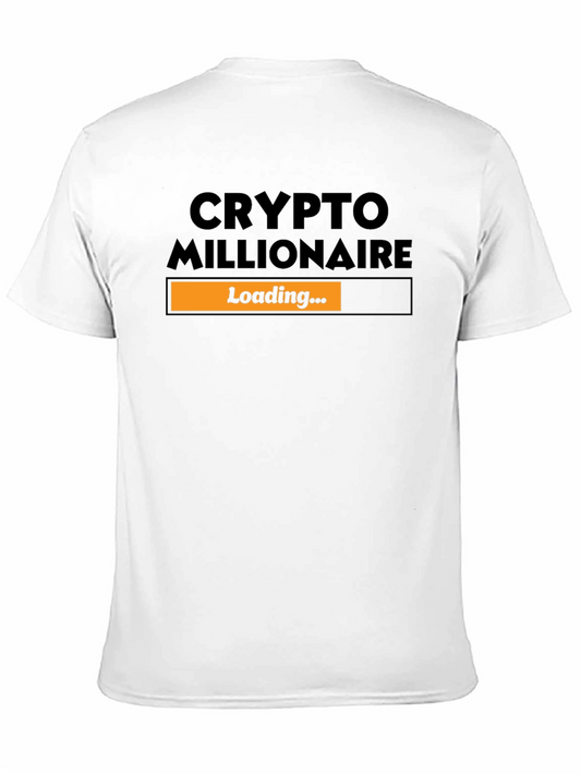 Camiseta Hombre Crypto Millionaire - Loading