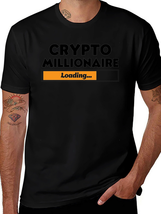 Camiseta Hombre Crypto Millionaire - Loading