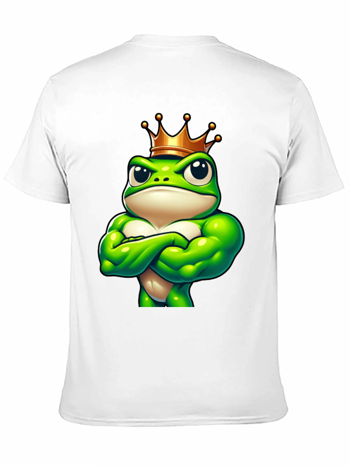 Camiseta Hombre Rana Rey Musculosa Negra