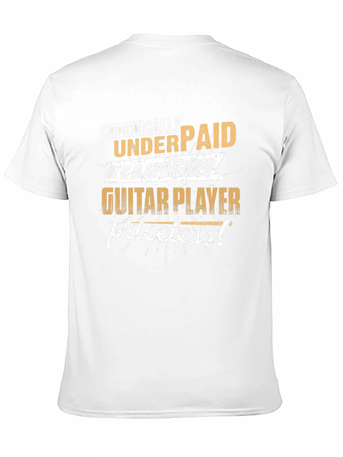 Camiseta Negra: Guitarrista Experimentado - ¡Invaluable!