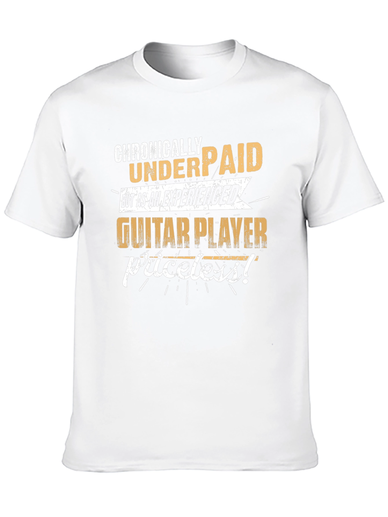 Camiseta Negra: Guitarrista Experimentado - ¡Invaluable!