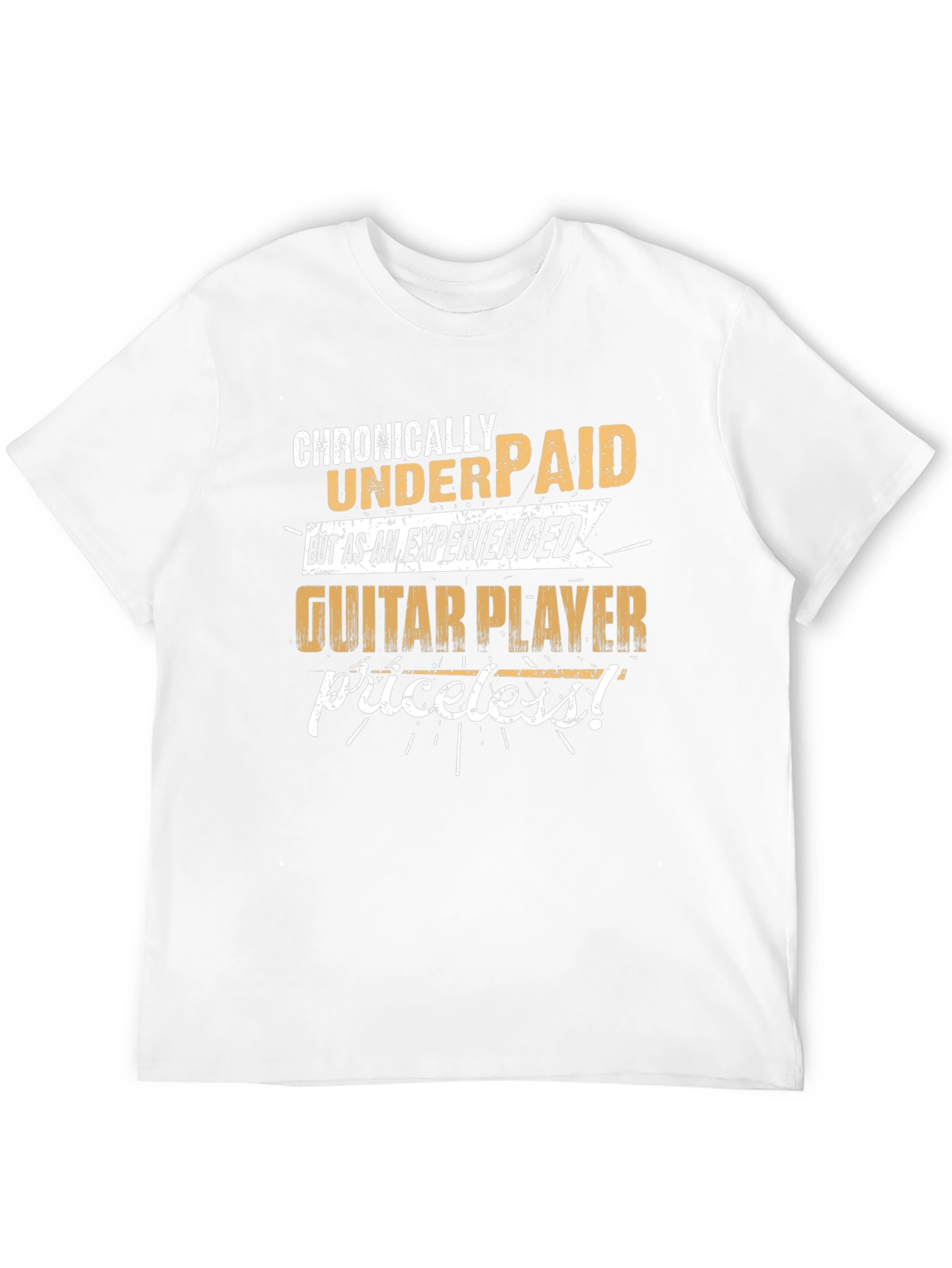 Camiseta Negra: Guitarrista Experimentado - ¡Invaluable!