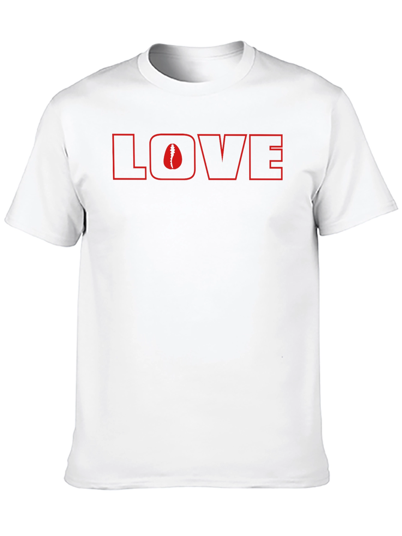 Camiseta Negra Love con Diseño de Columna Vertebral