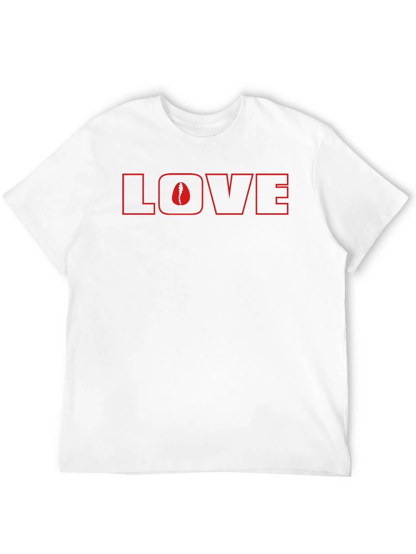 Camiseta Negra Love con Diseño de Columna Vertebral