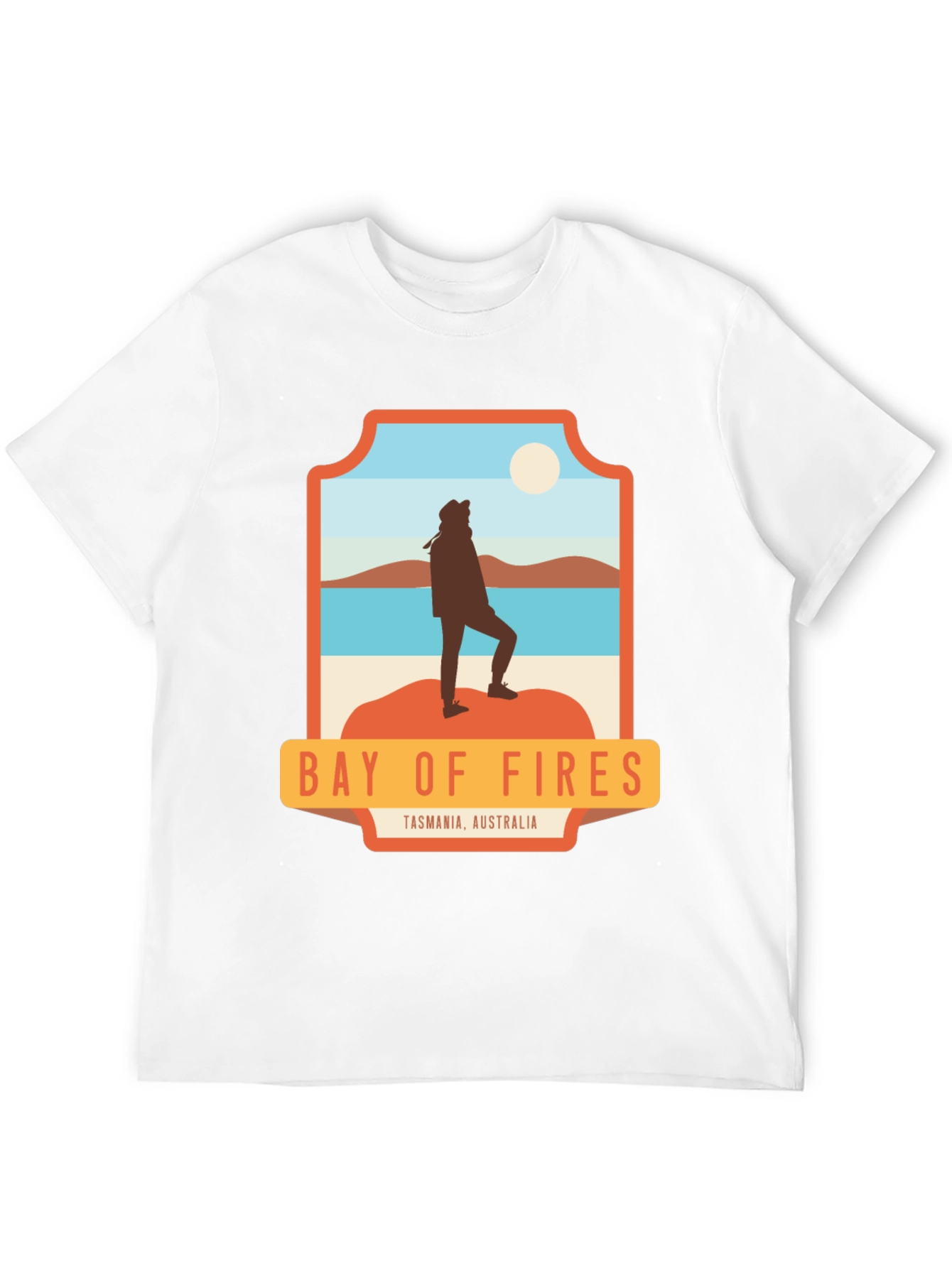 Camiseta Hombre Bay of Fires Tasmania Australia