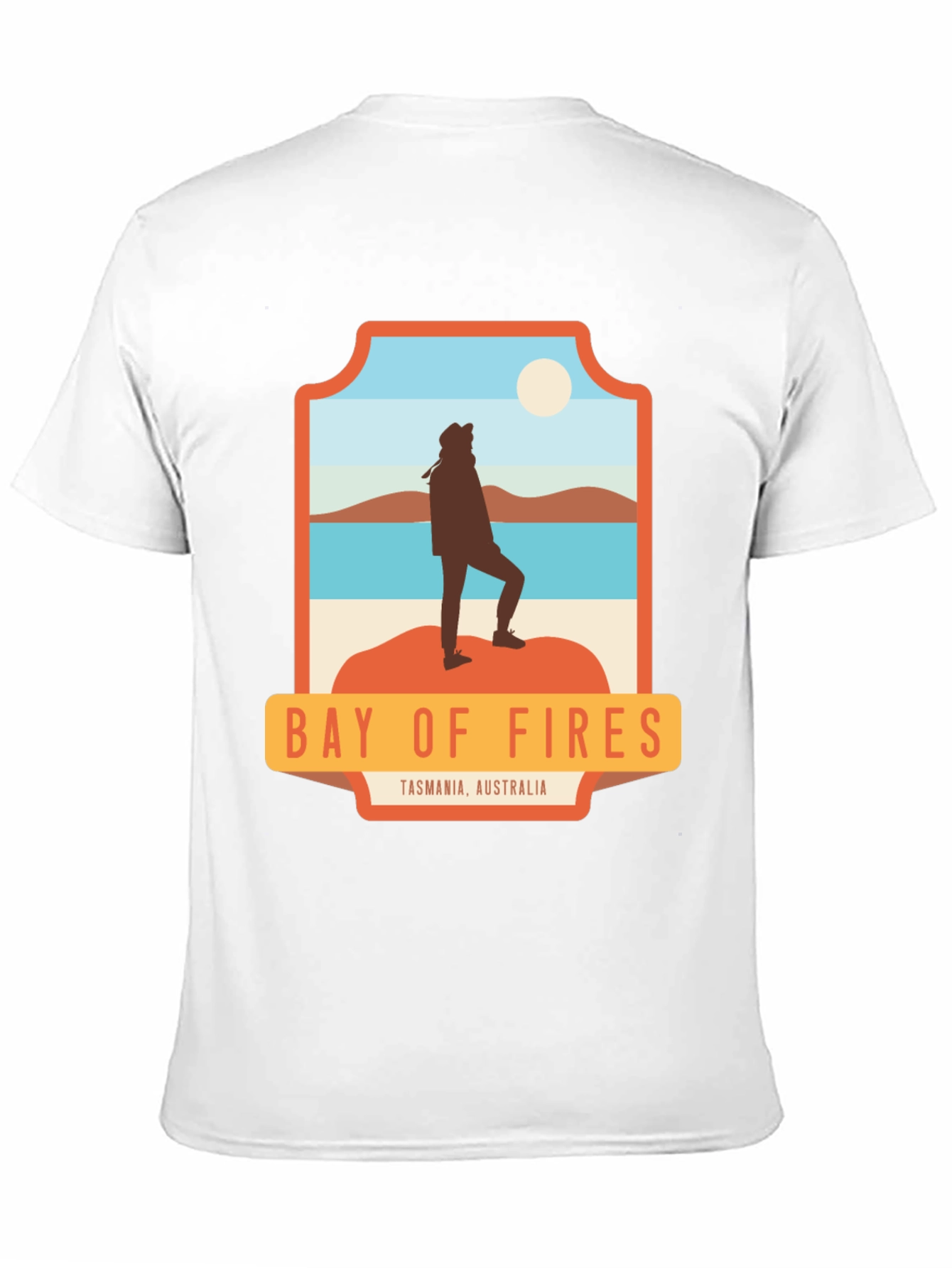 Camiseta Hombre Bay of Fires Tasmania Australia