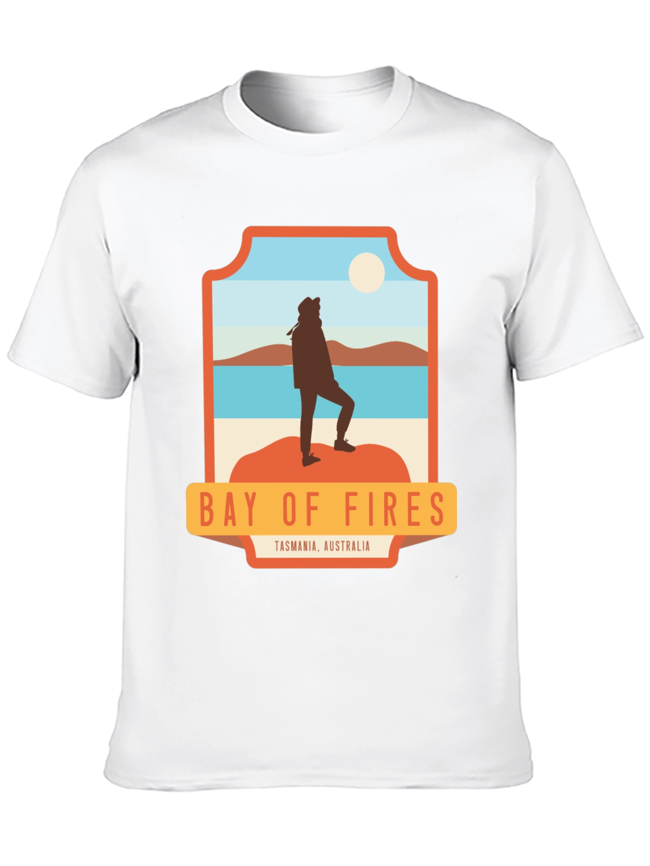 Camiseta Hombre Bay of Fires Tasmania Australia