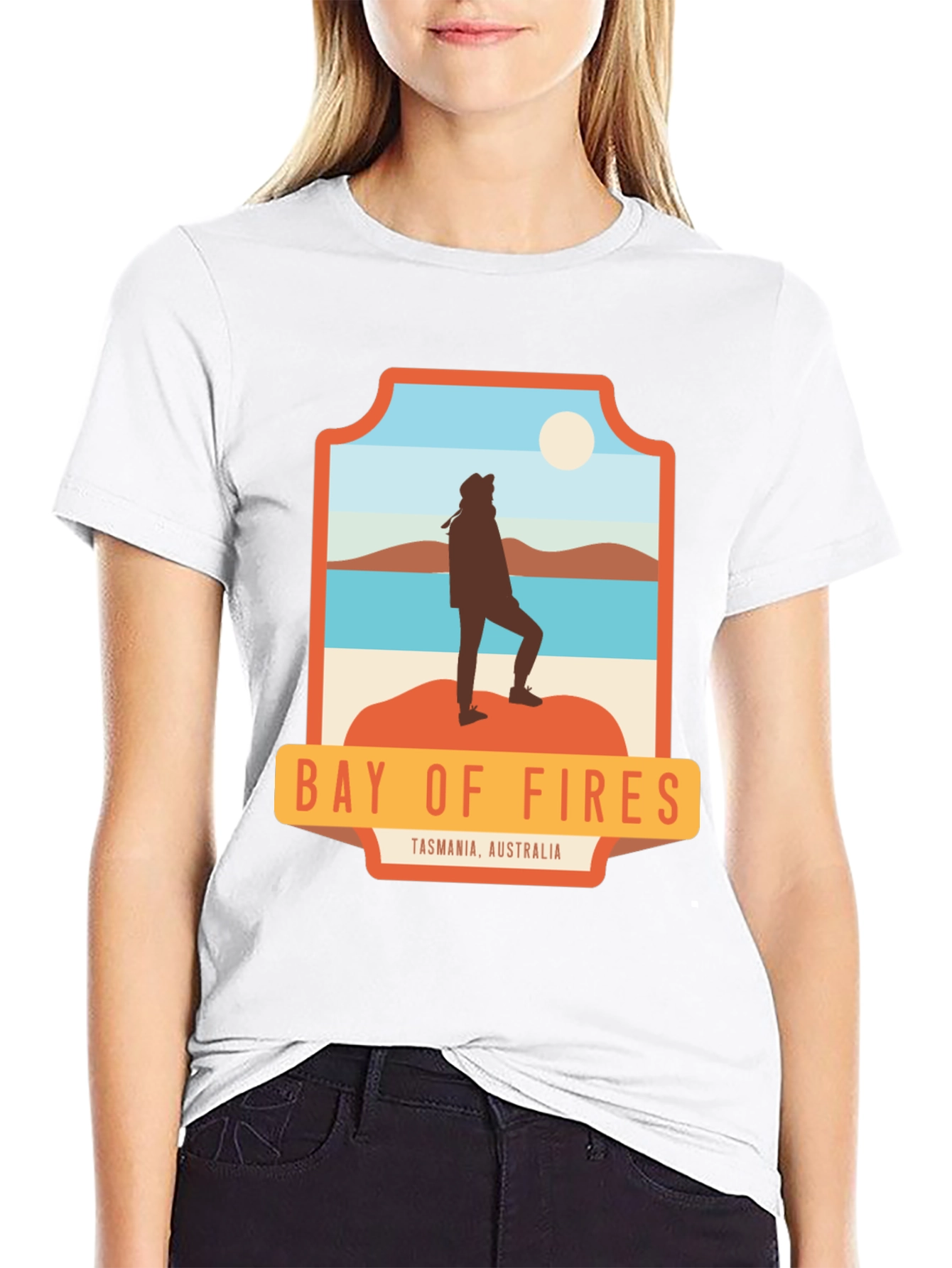 Camiseta Hombre Bay of Fires Tasmania Australia