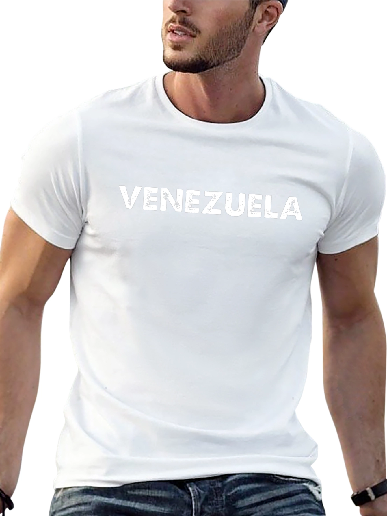 Camiseta Negra Venezuela - Diseño Casual y Confortable