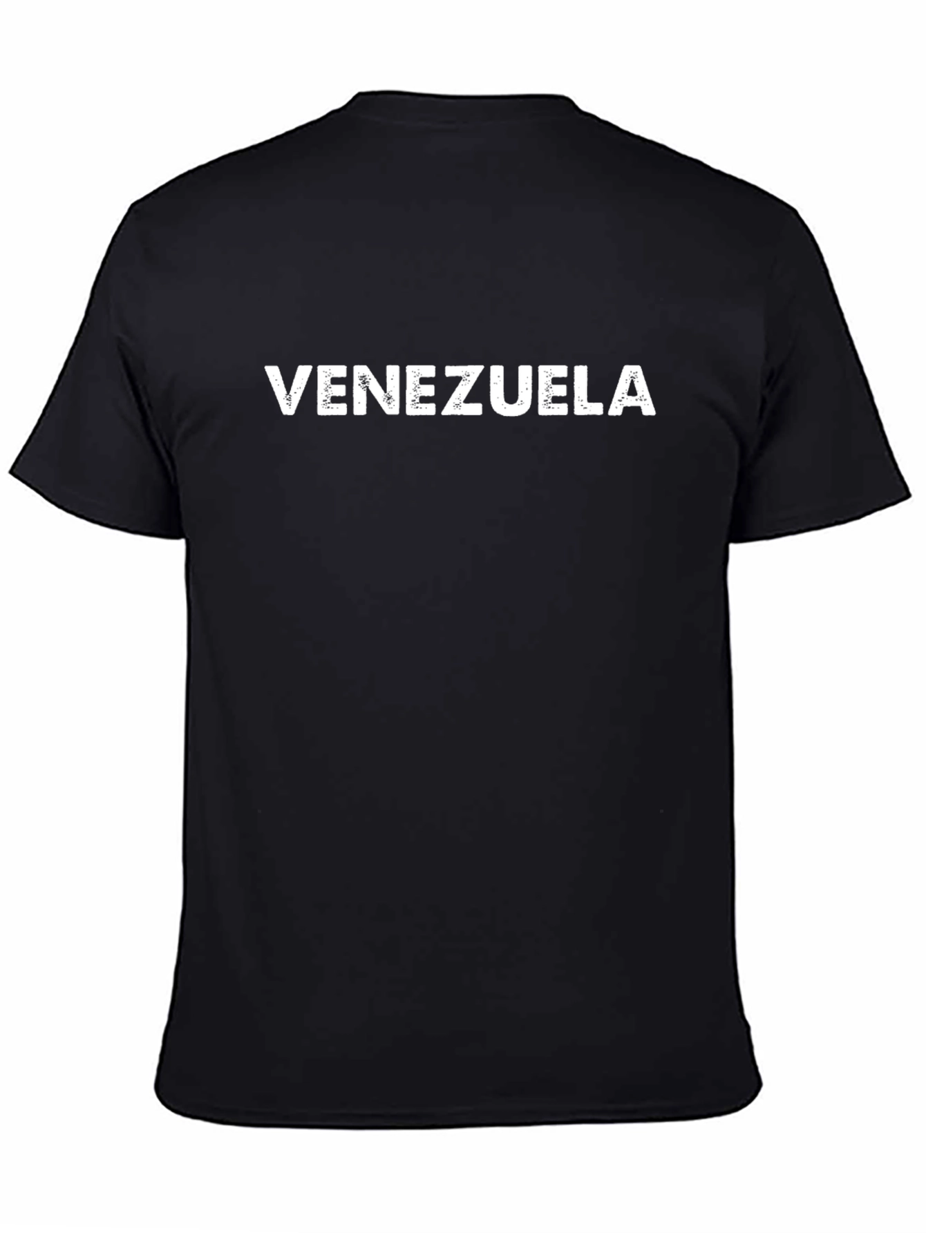 Camiseta Negra Venezuela - Diseño Casual y Confortable