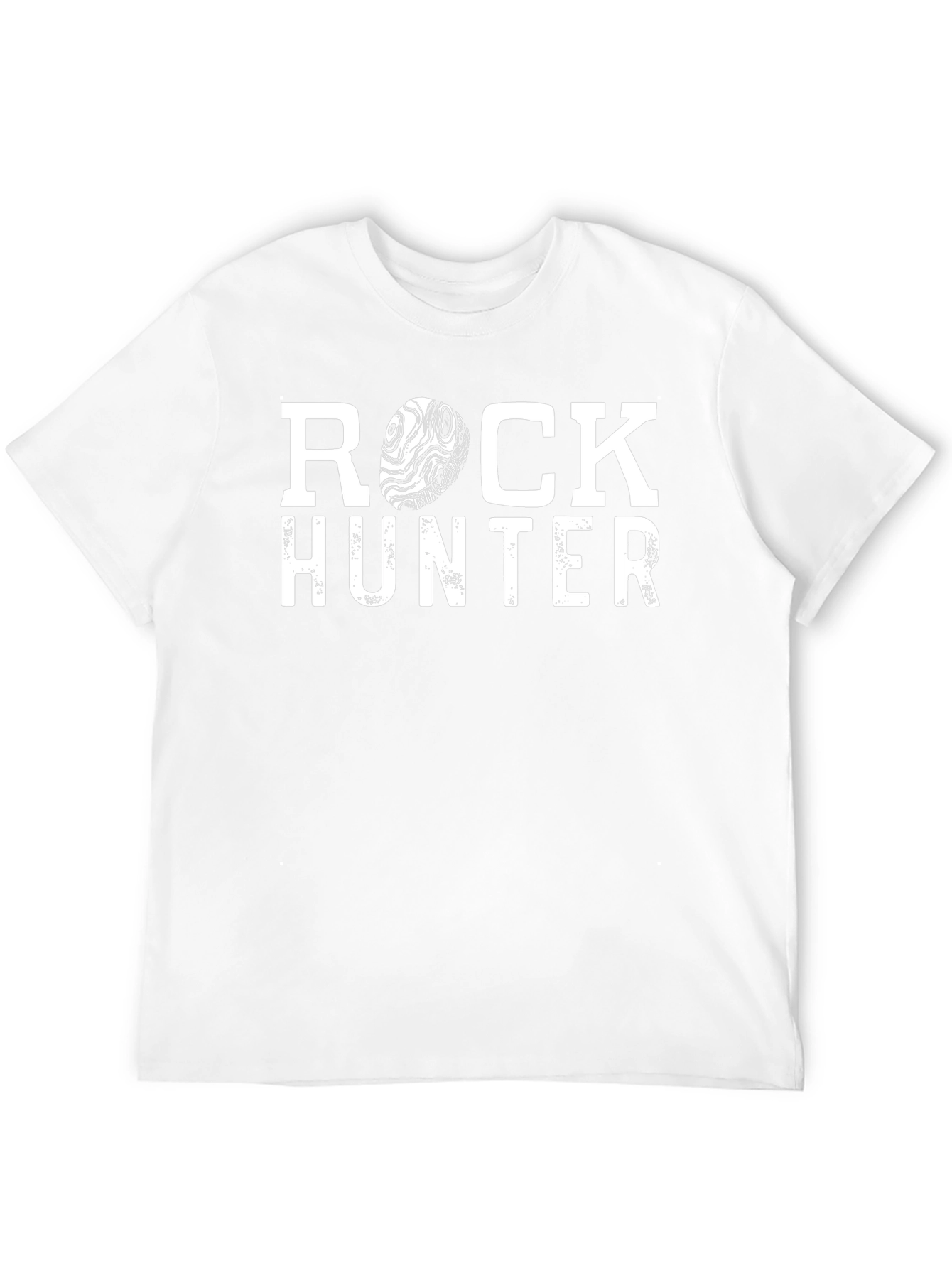 Camiseta Negra Rock Hunter para Amantes de la Geología