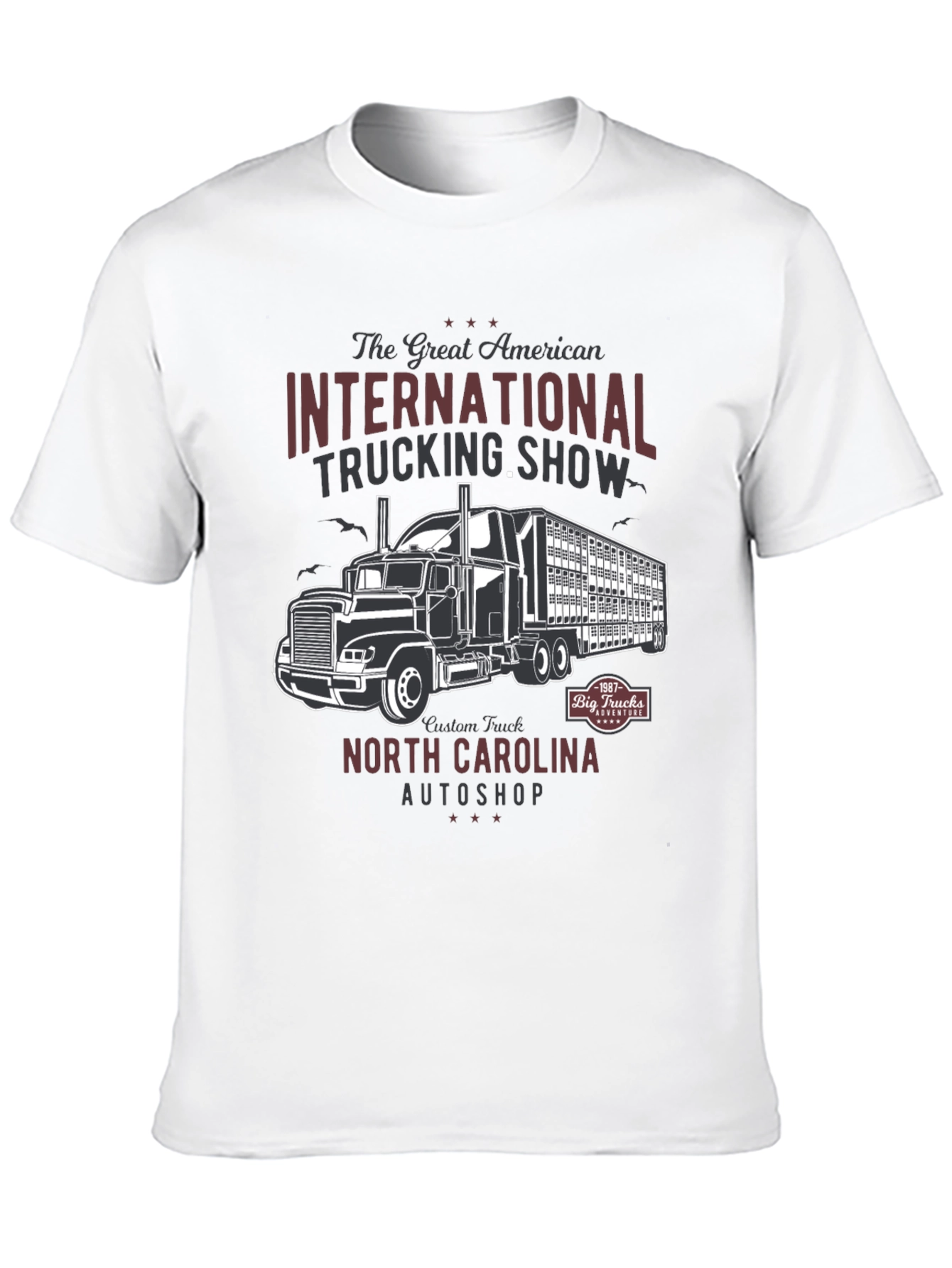 Camiseta Negra Trucking Show Americana