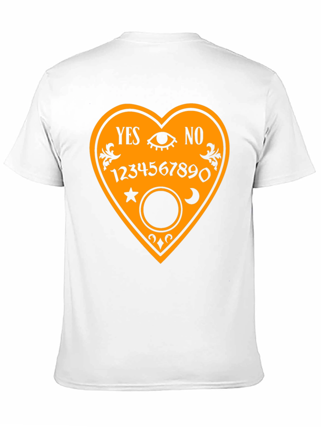 Camiseta Negra con Diseño de Tabla Ouija