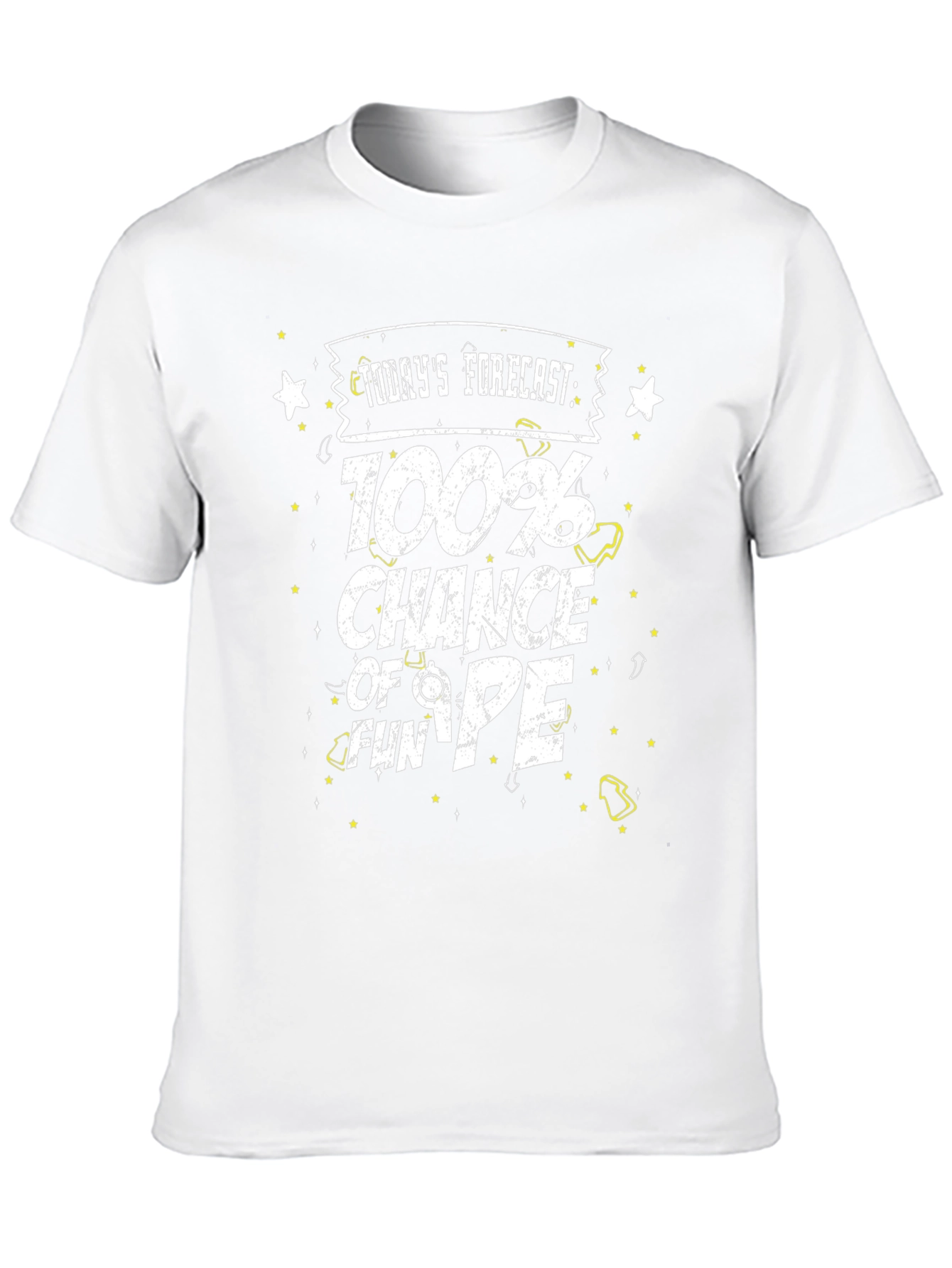 Camiseta Negra Divertida - 100% Posibilidad de Diversión