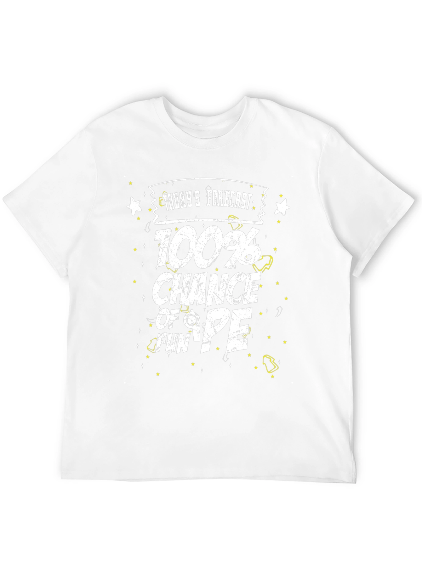 Camiseta Negra Divertida - 100% Posibilidad de Diversión