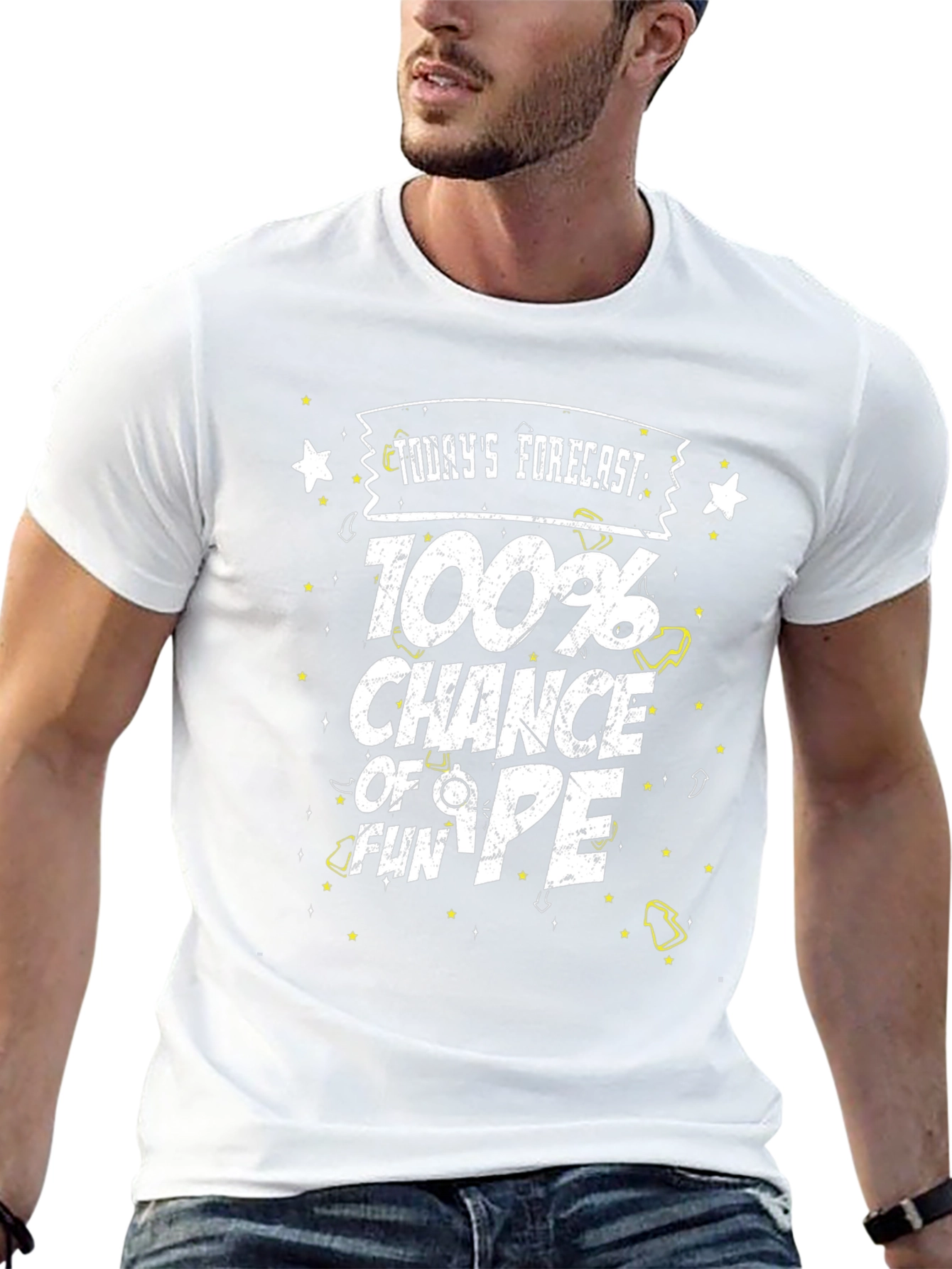 Camiseta Negra Divertida - 100% Posibilidad de Diversión