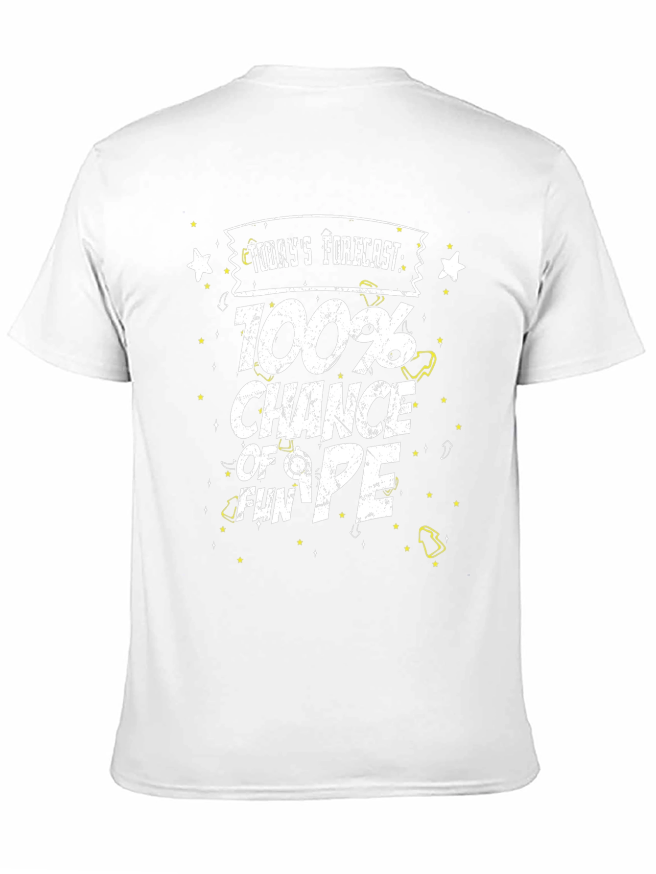 Camiseta Negra Divertida - 100% Posibilidad de Diversión