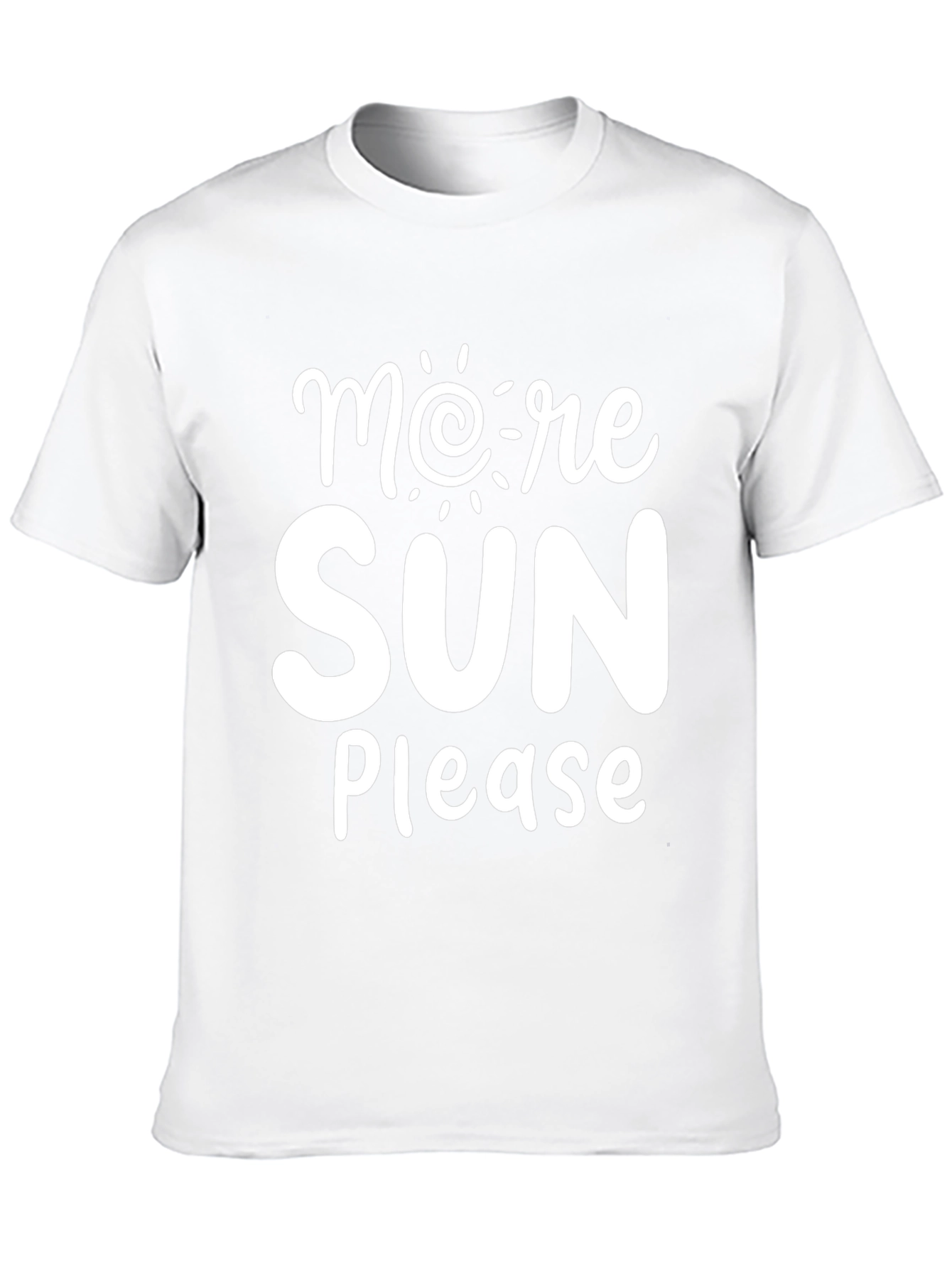 Camiseta Negra More Sun Please
