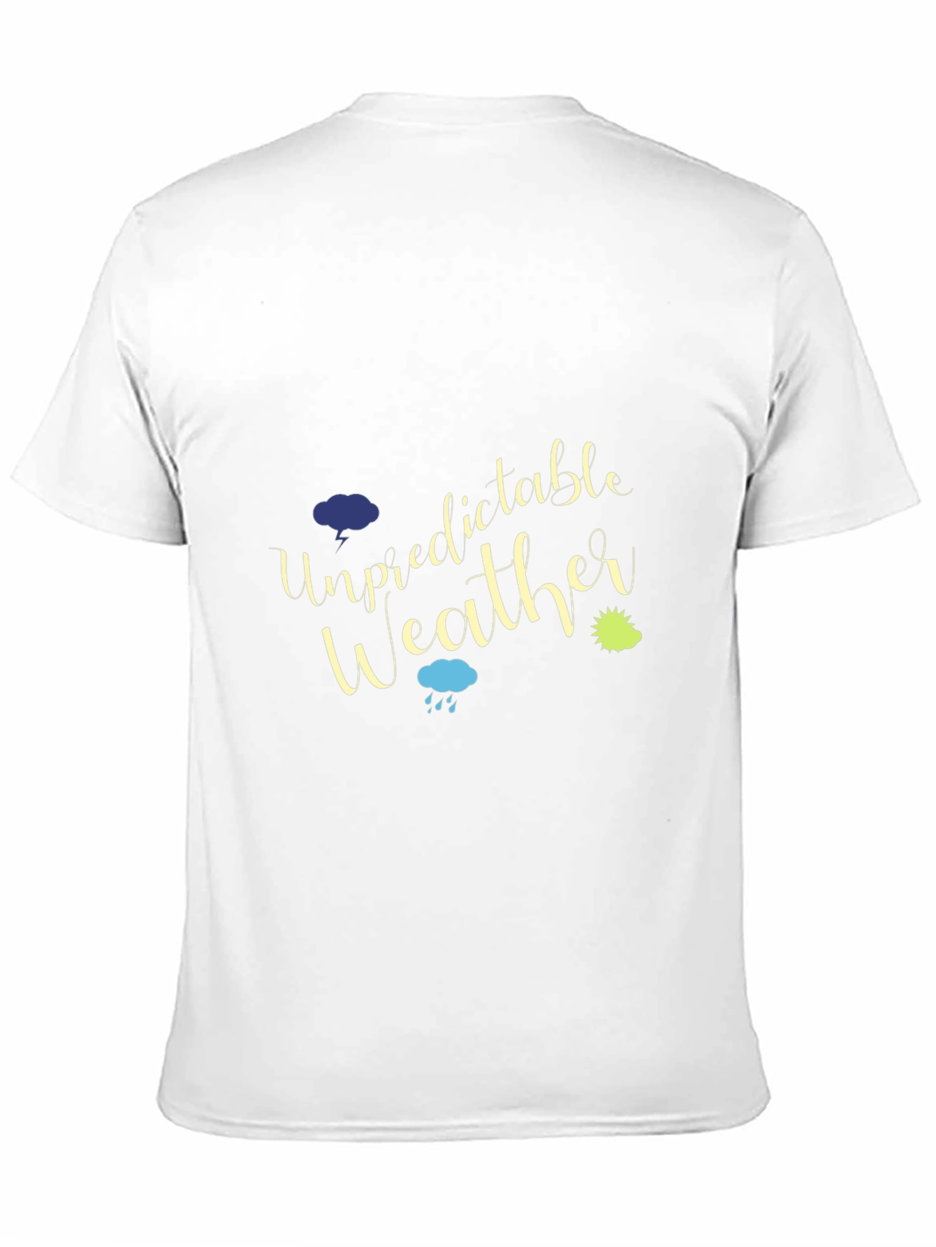 Camiseta Negra Hombre Tiempo Impredecible