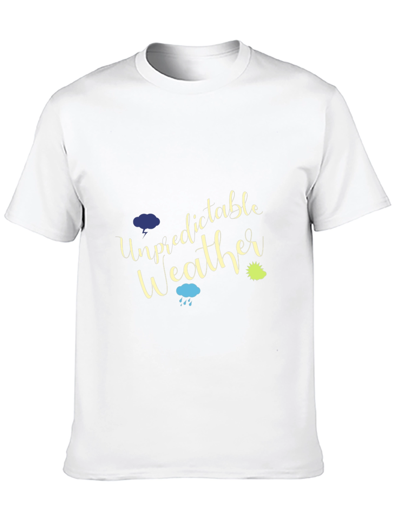 Camiseta Negra Hombre Tiempo Impredecible