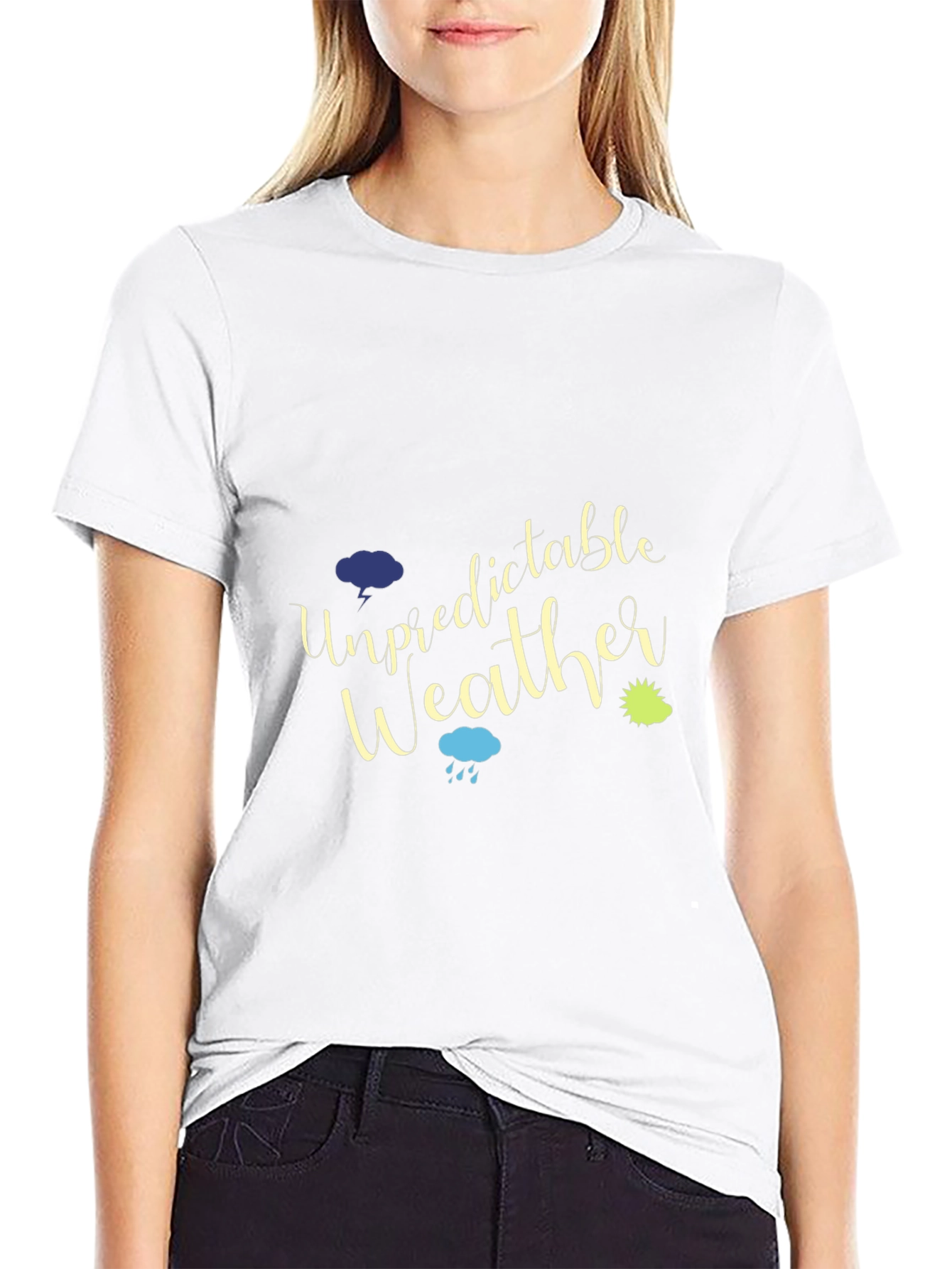 Camiseta Negra Hombre Tiempo Impredecible