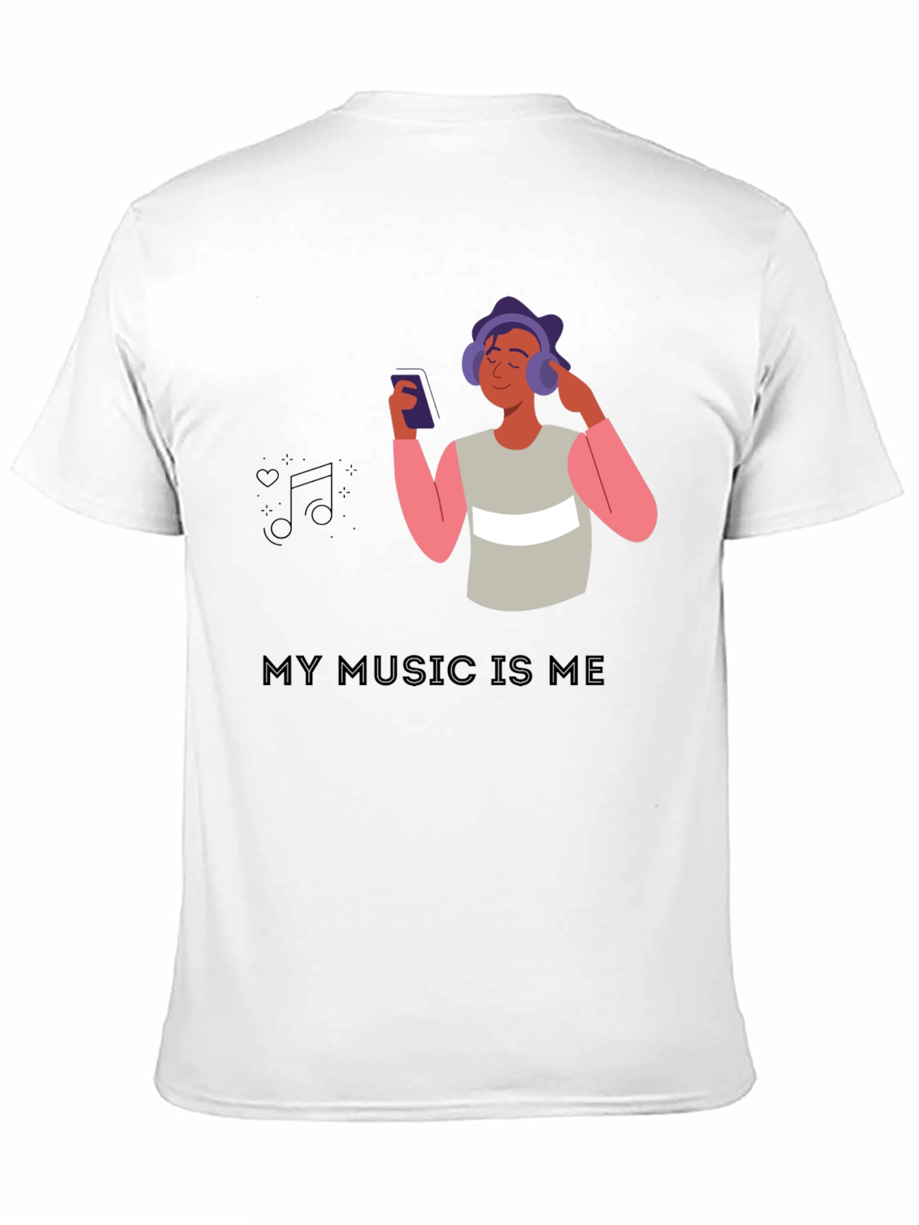 Camiseta Negra My Music Is Me