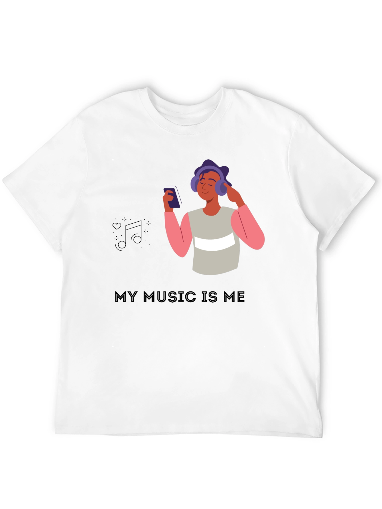 Camiseta Negra My Music Is Me