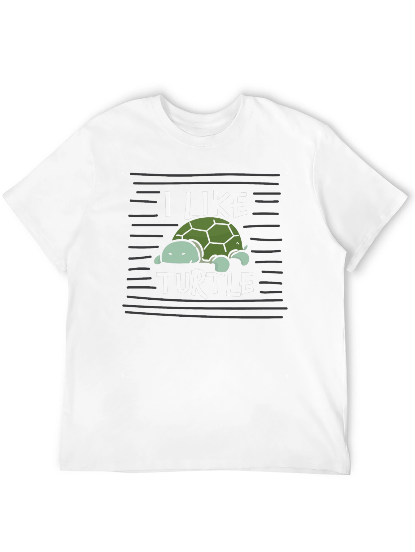 Camiseta Negra Me Gustan las Tortugas