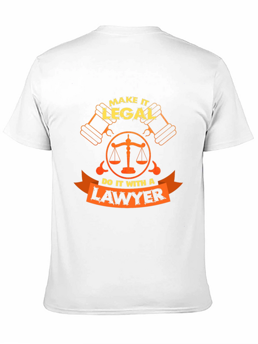 Camiseta Negra Abogado - Hazlo Legal