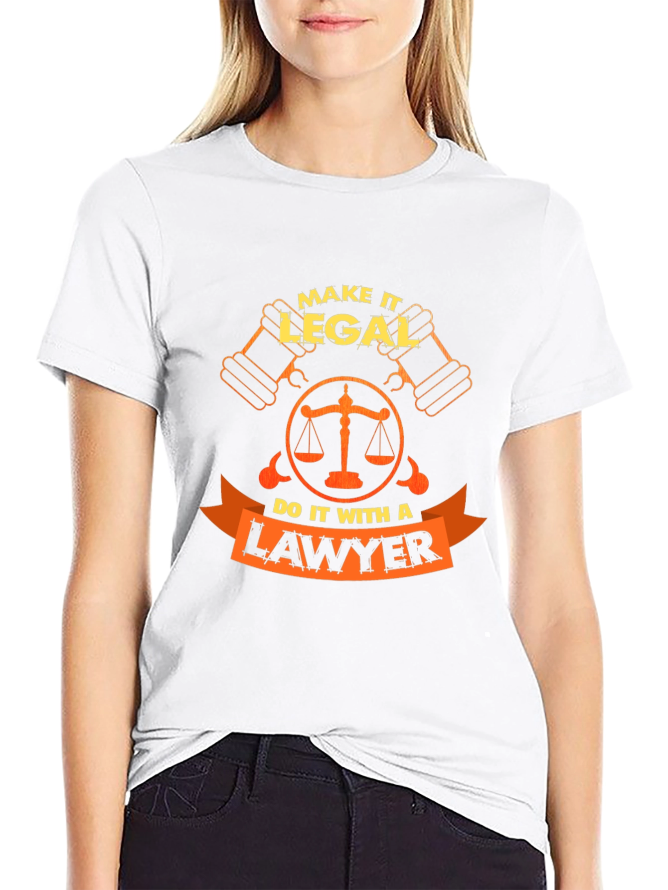 Camiseta Negra Abogado - Hazlo Legal