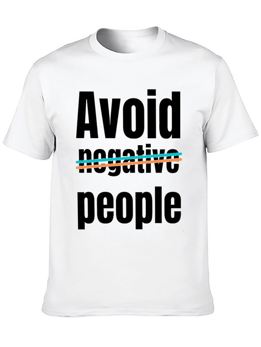 Camiseta Negra: Evita Gente Negativa