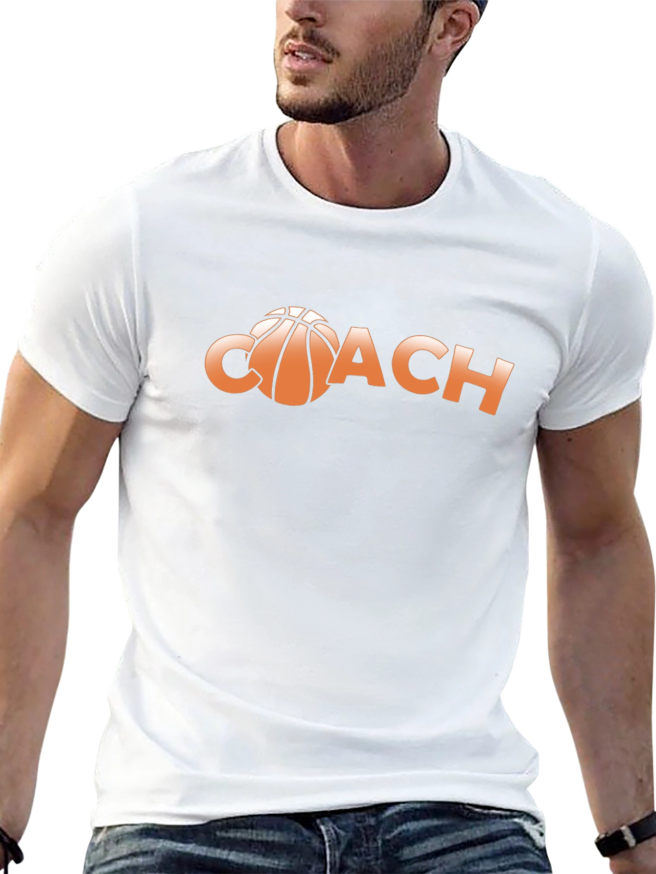 Camiseta Negra Coach Baloncesto