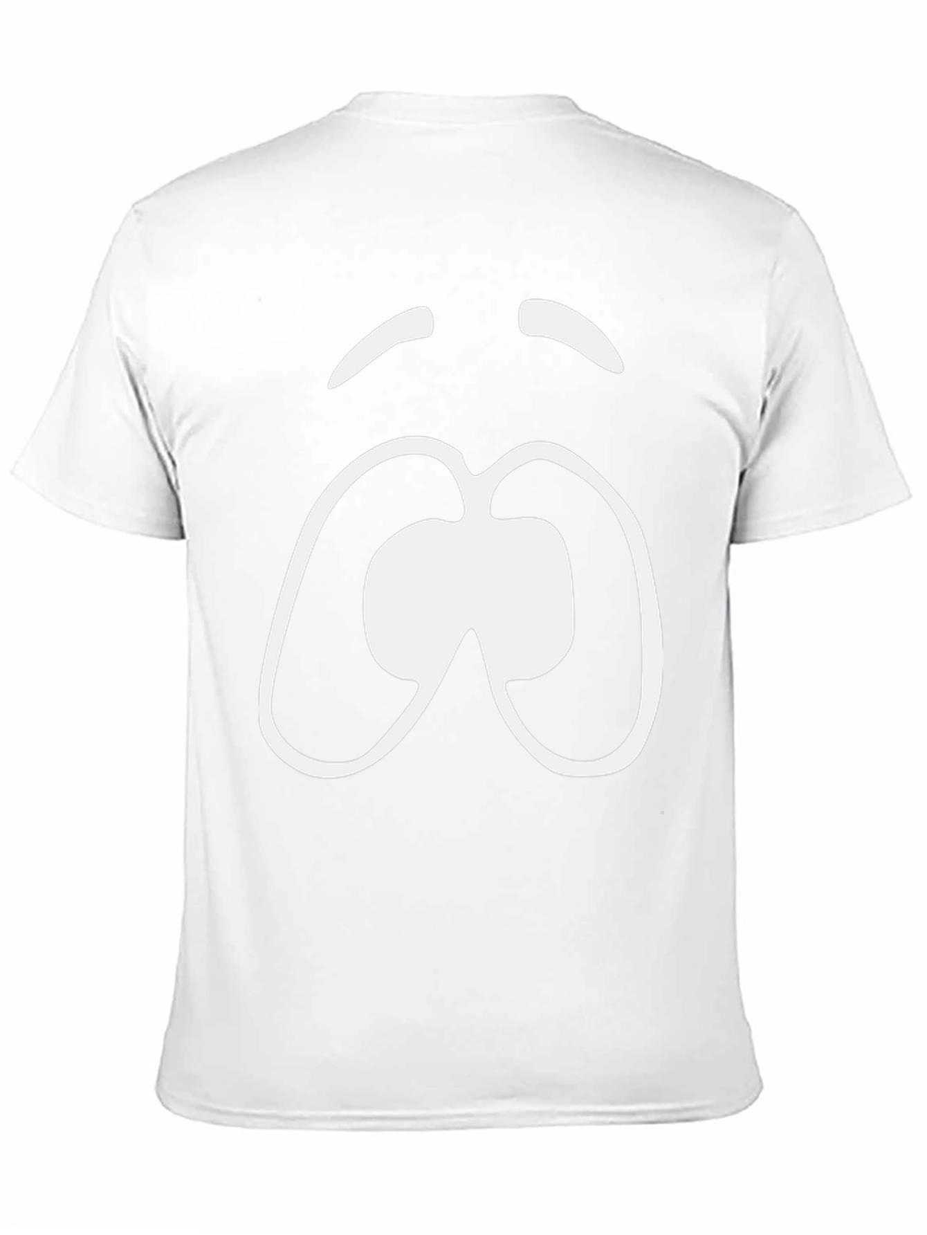 Camiseta Negra con Diseño Facial Abstracto