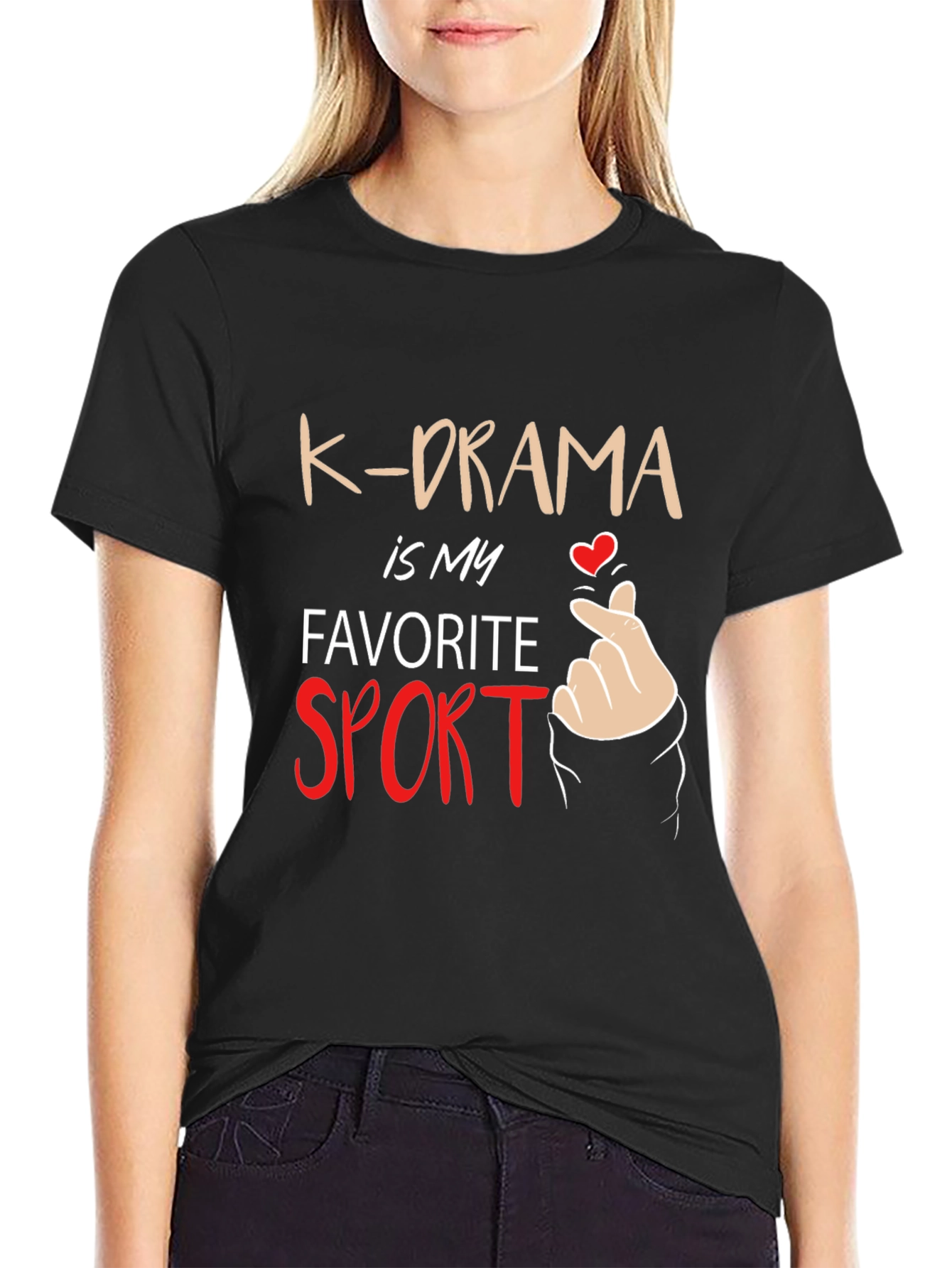 Camiseta Negra K-Drama My Favorite Sport