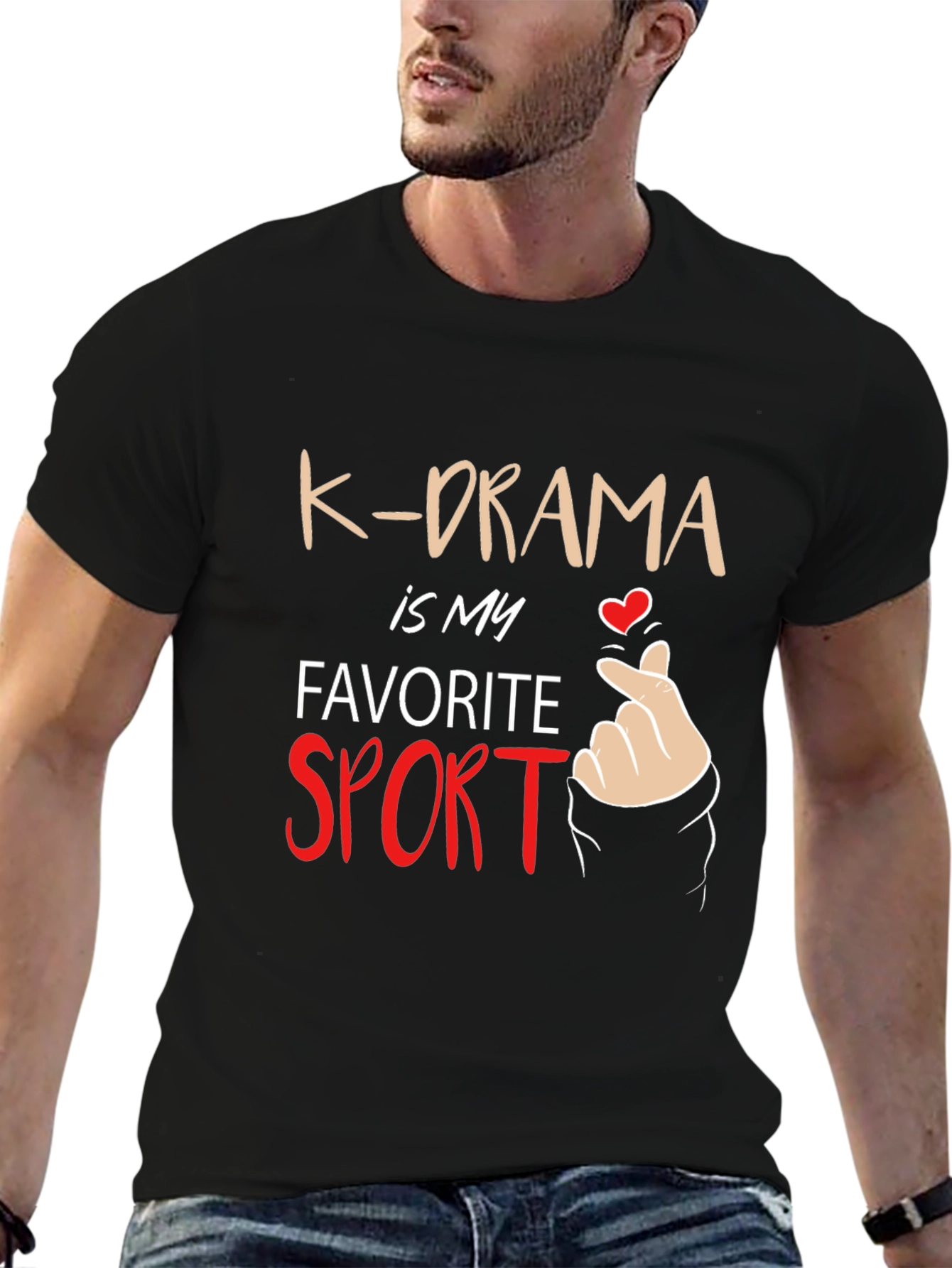 Camiseta Negra K-Drama My Favorite Sport