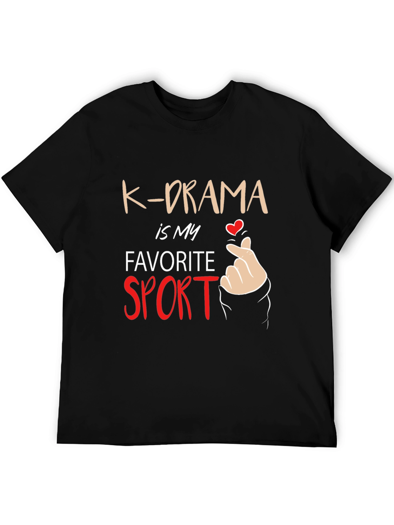 Camiseta Negra K-Drama My Favorite Sport