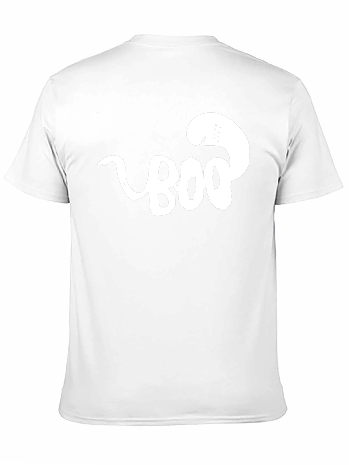 Camiseta Negra BOO Fantasma Divertida