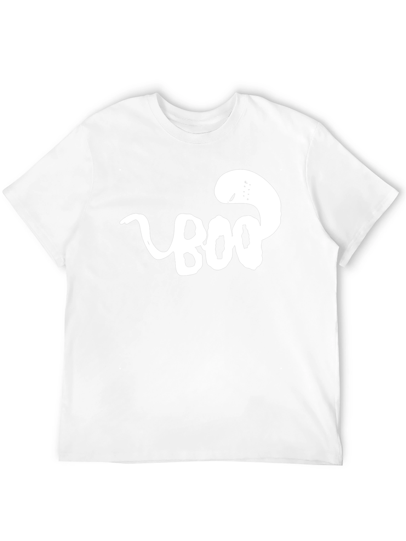 Camiseta Negra BOO Fantasma Divertida