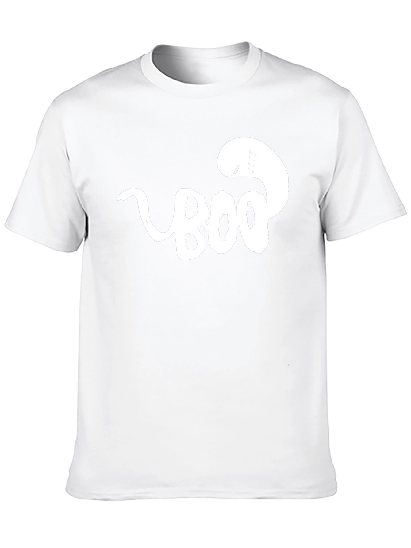 Camiseta Negra BOO Fantasma Divertida