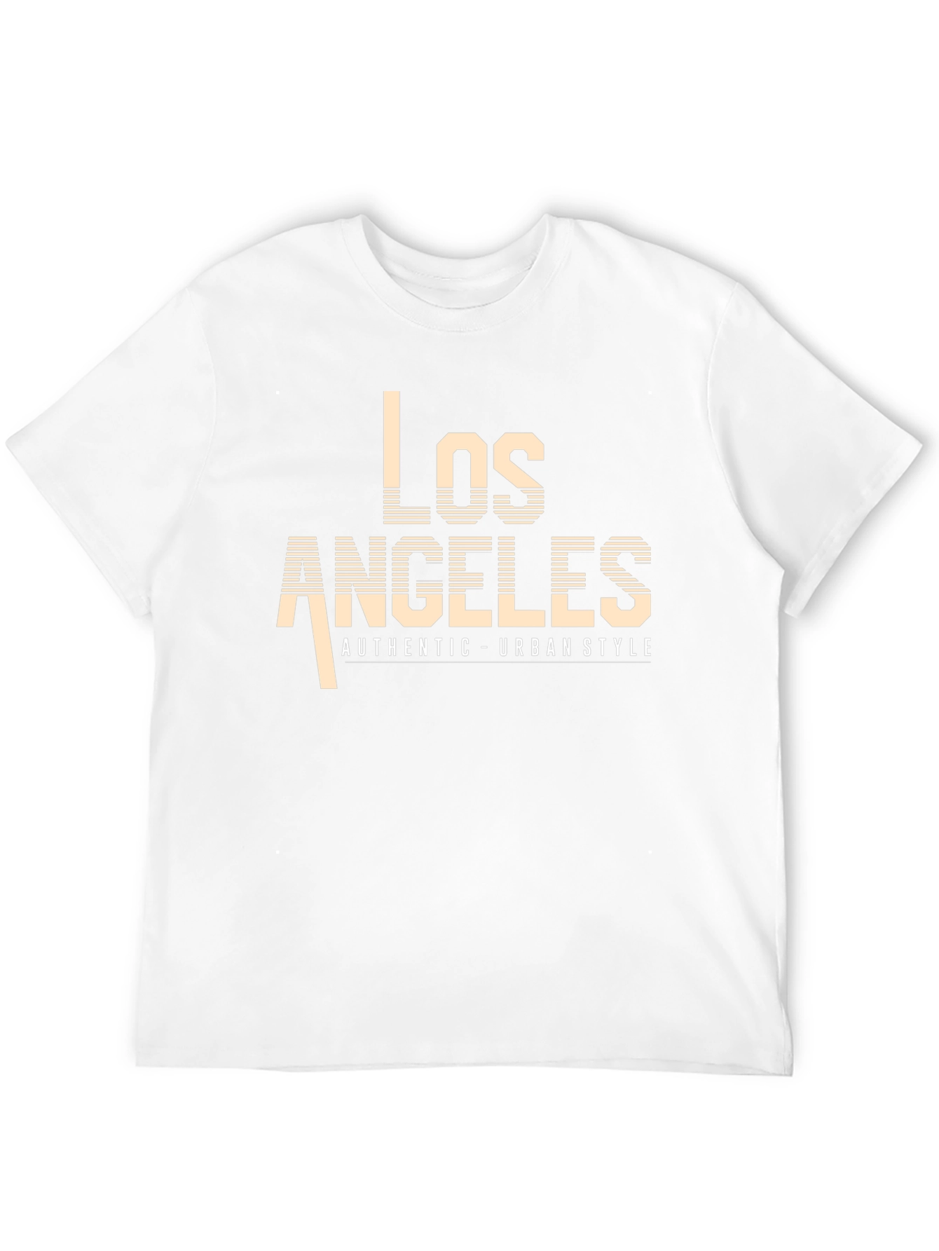 Camiseta Negra Los Ángeles Estilo Urbano
