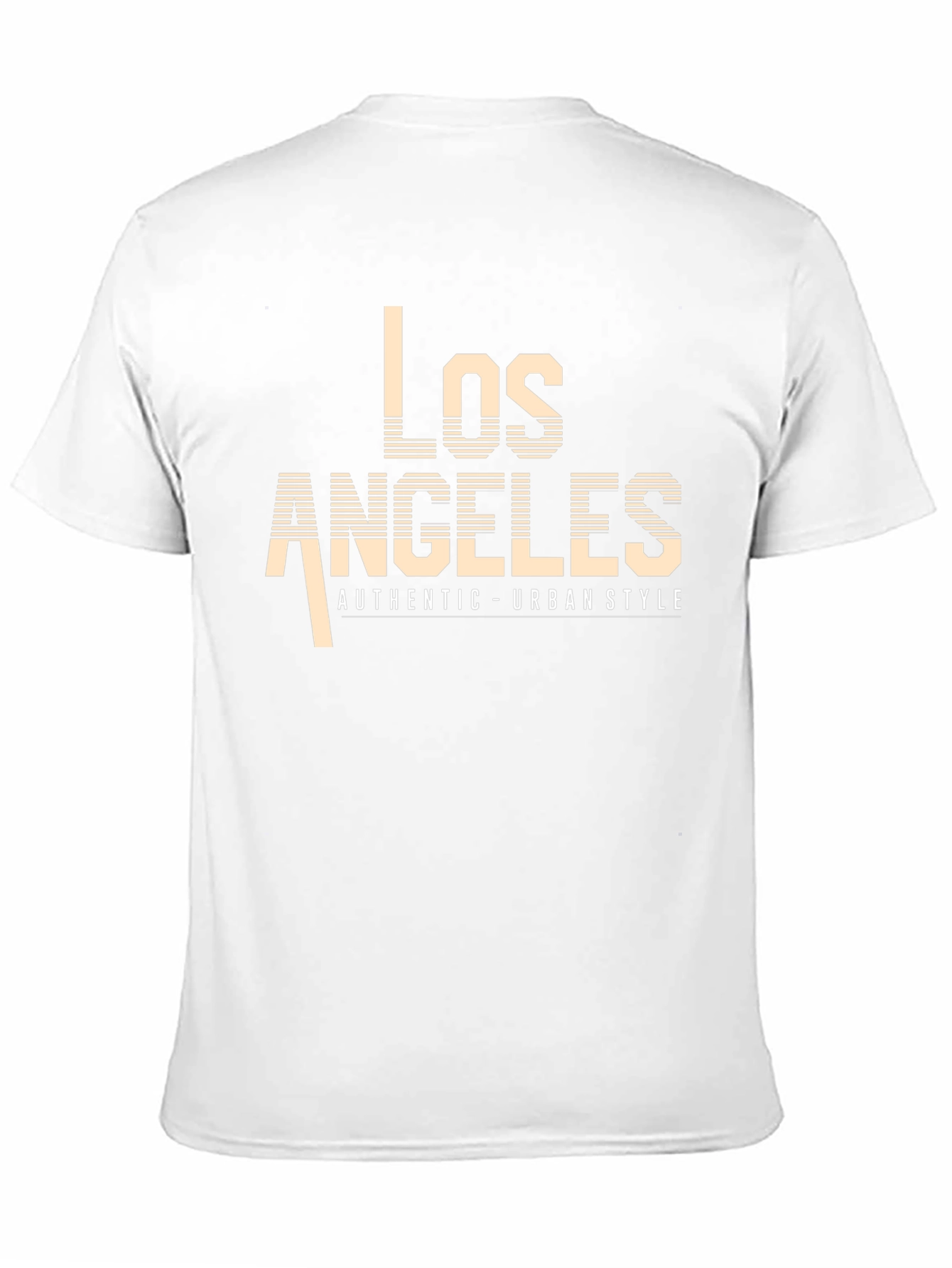 Camiseta Negra Los Ángeles Estilo Urbano