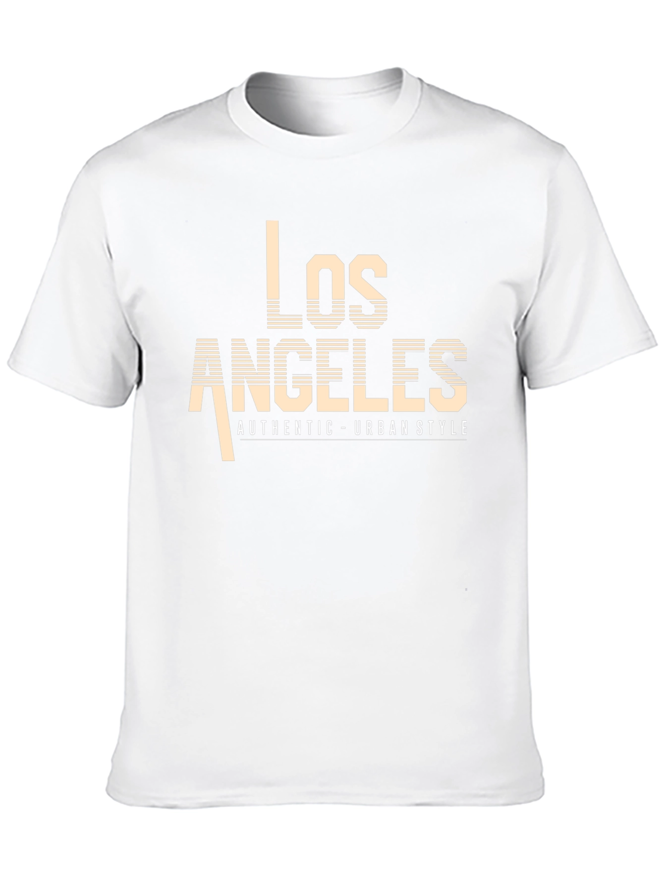 Camiseta Negra Los Ángeles Estilo Urbano